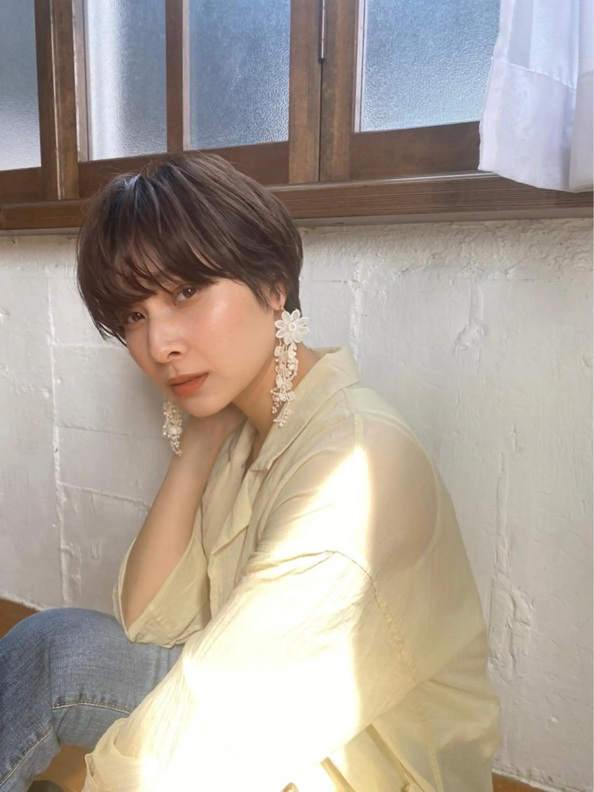 ショート カット Le/a谷町 野上幹太のヘアスタイル