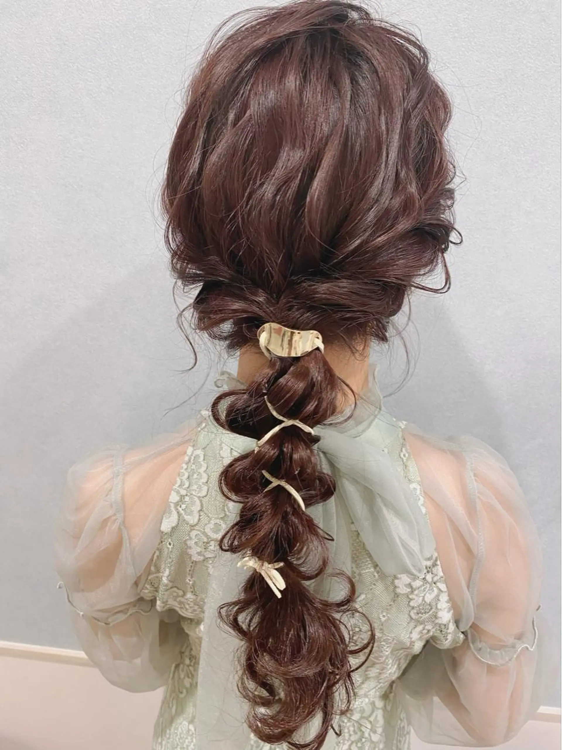 ロング ヘアアレンジ セットサロン      ラフテル所属・大阪/ヘアアレンジ /似合わせset💐のヘアスタイル