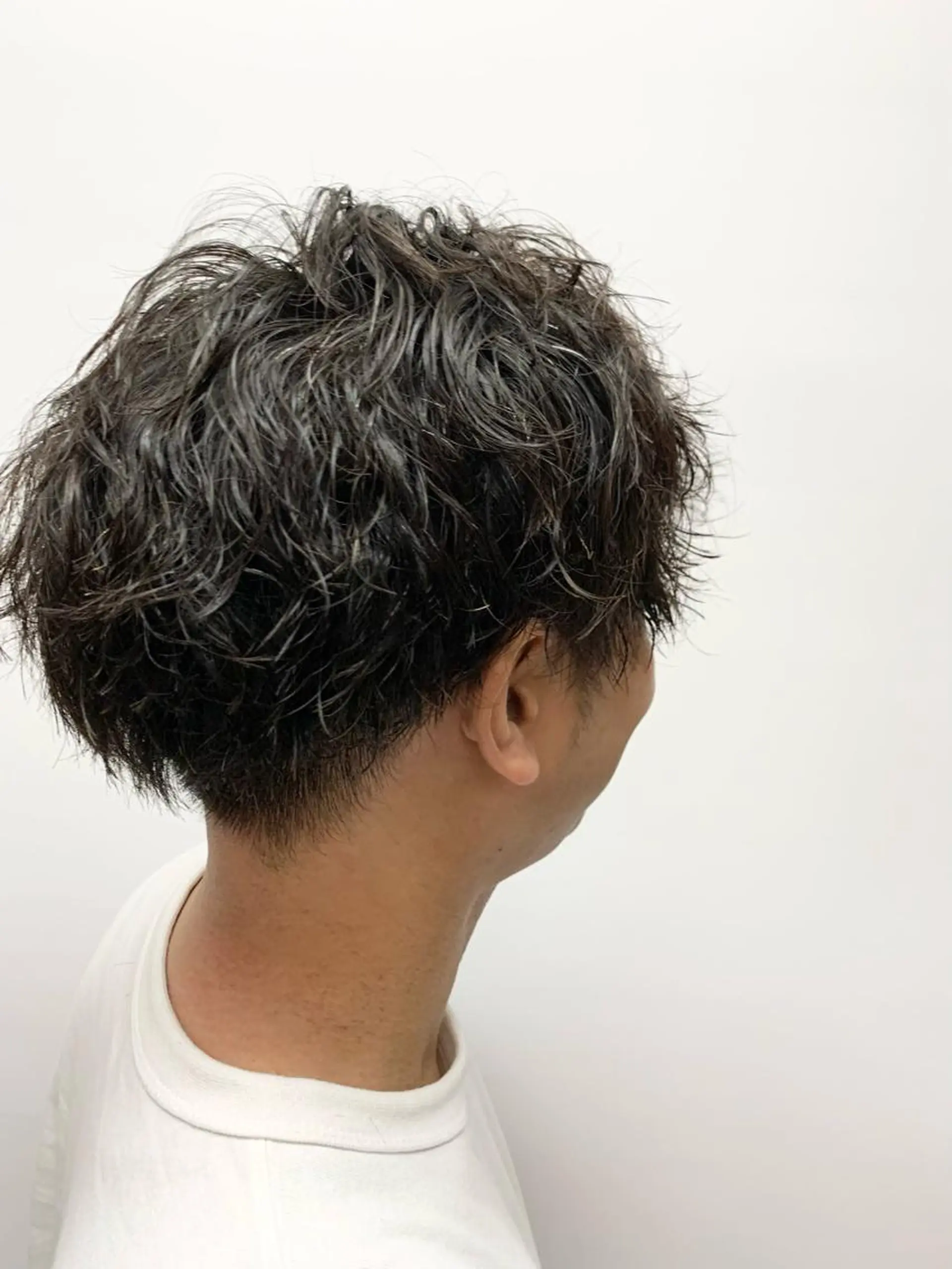 ショート パーマ メンズ KAH所属・Koichi Satoのヘアスタイル