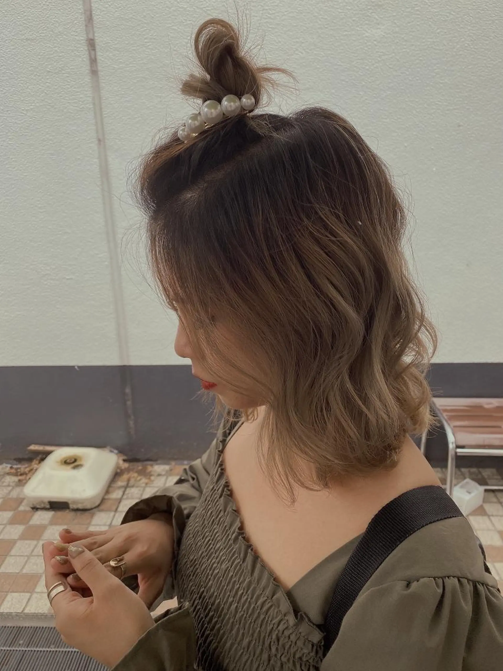 ミディアム ヘアアレンジ 🌻井上 マリー🌻のヘアスタイル