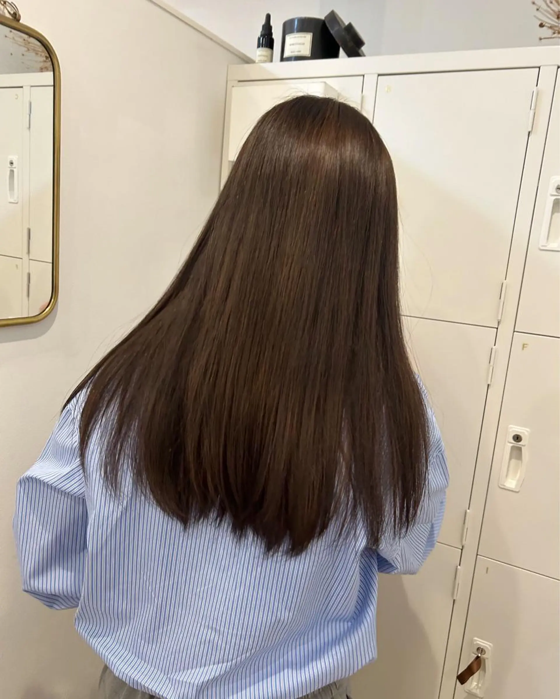 カラー ブラウンカラー ピンクカラー オリーブ/ ナカミネアキナのヘアスタイル