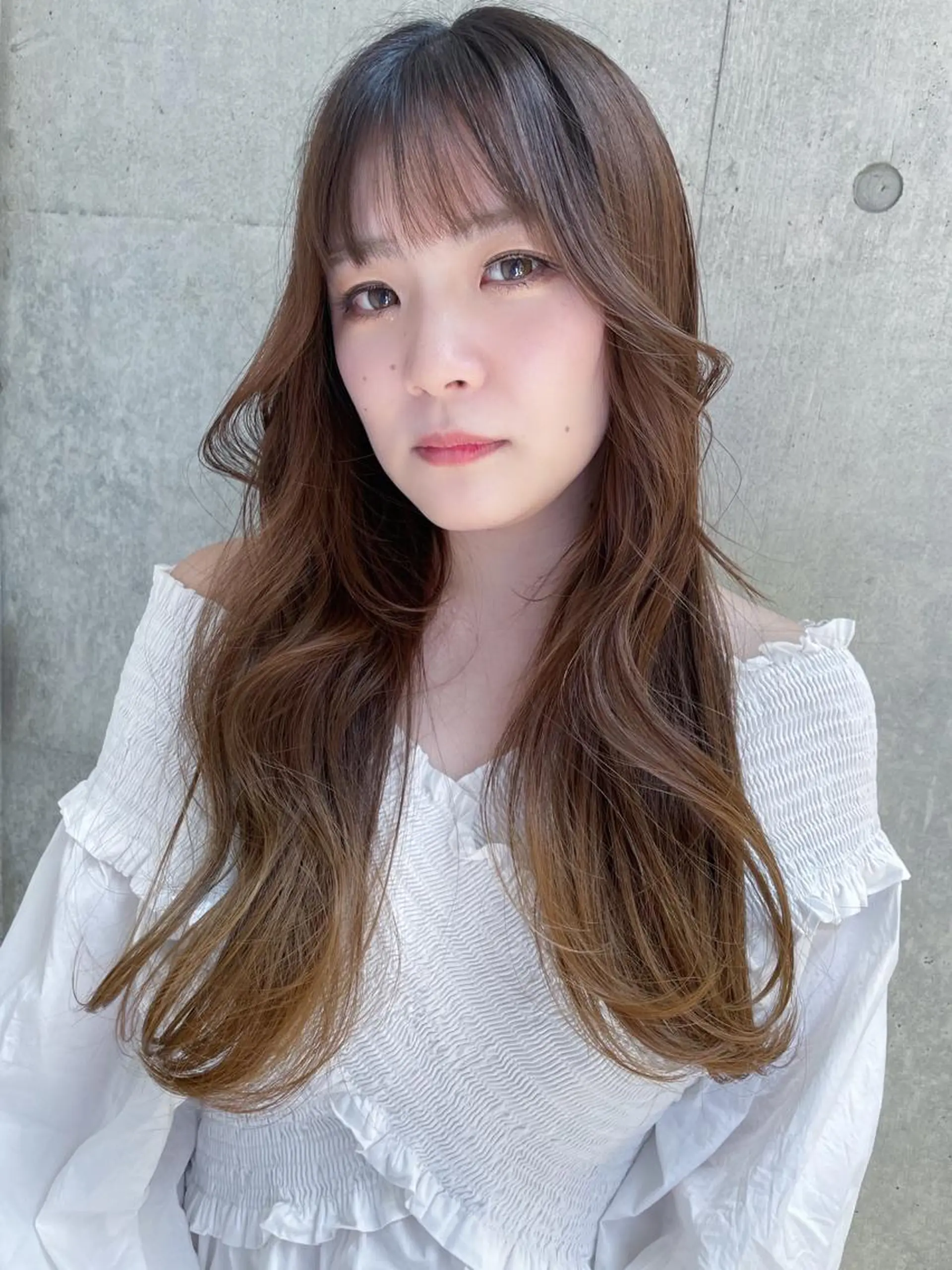 ロング HARUKI MINATO  Japan福岡所属・似合わせカット 迫留由弥のヘアスタイル