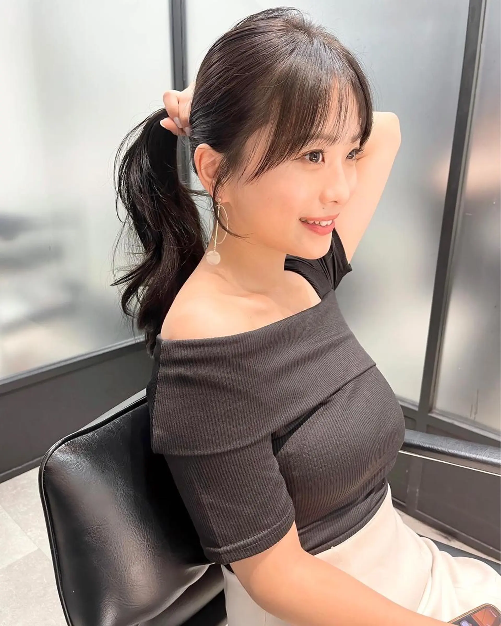 ロング 韓国風ヘア レイヤーカット カット ヘアカラー トリートメント 韓国レイヤーカット 髪質改善▫️水野有真のヘアスタイル