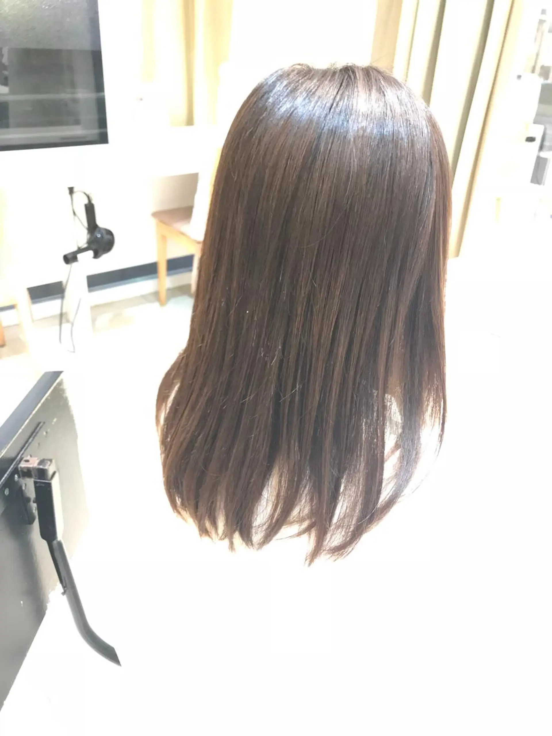 セミロング カラー パーマ 縮毛矯正 はだゆうき @hadadan08のヘアスタイル