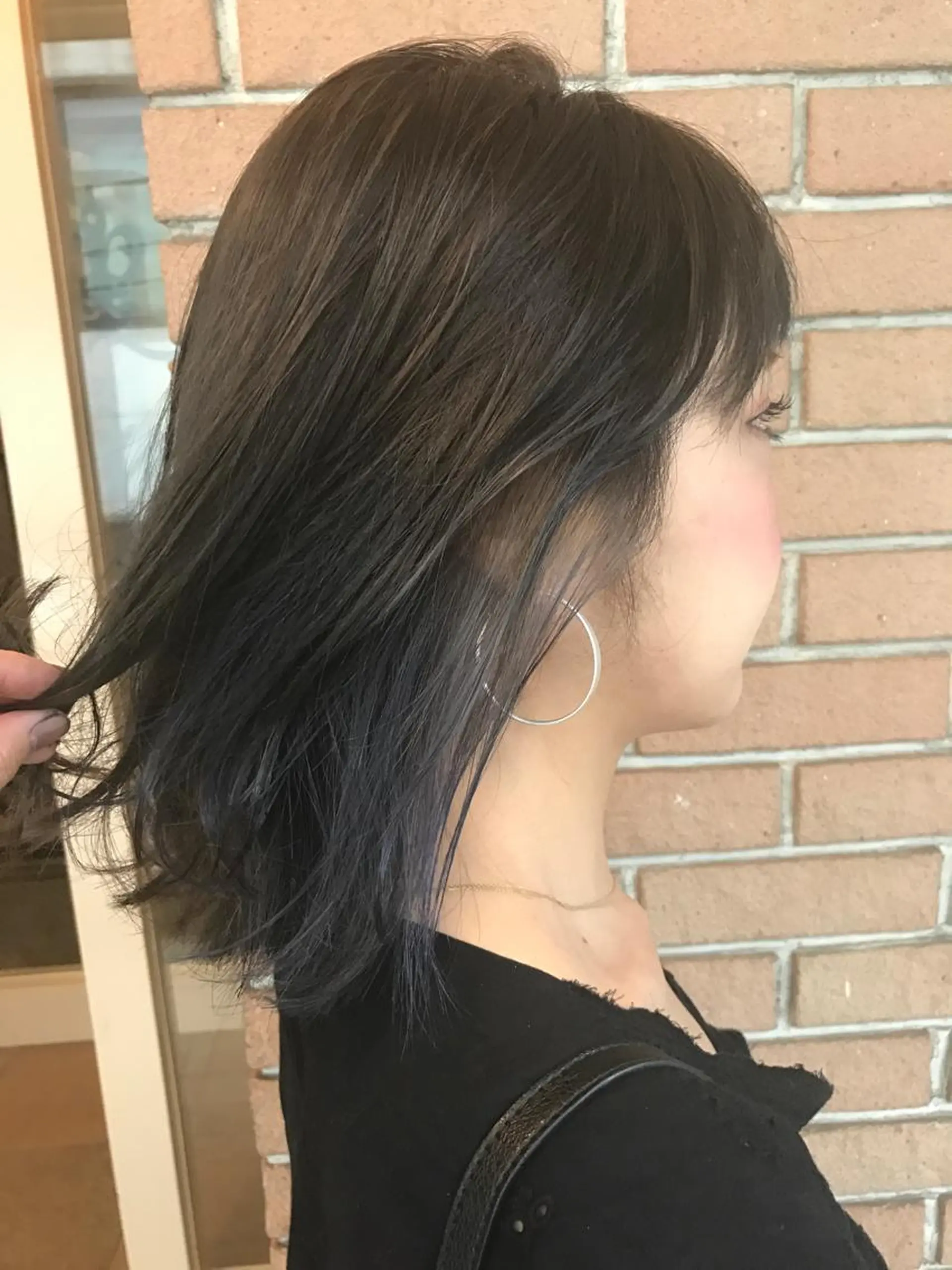 ミディアム カラー パーマ ヘアアレンジ メンズ キッズ ネイル マツエク・マツパ ダブルカラー グレージュ サロンドミルク 原宿のヘアスタイル