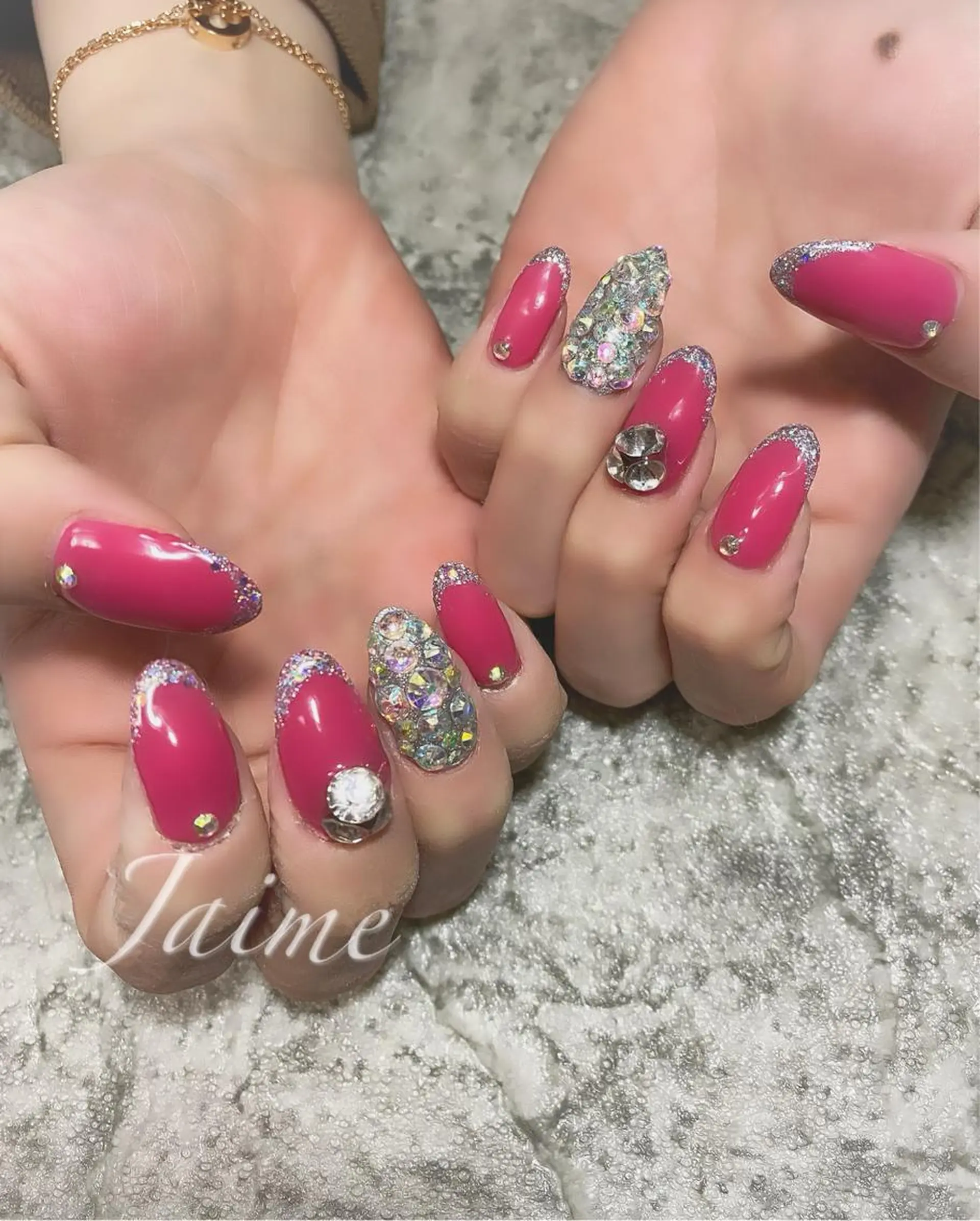 ミディアム ネイル Jaime Yuiのネイルデザイン