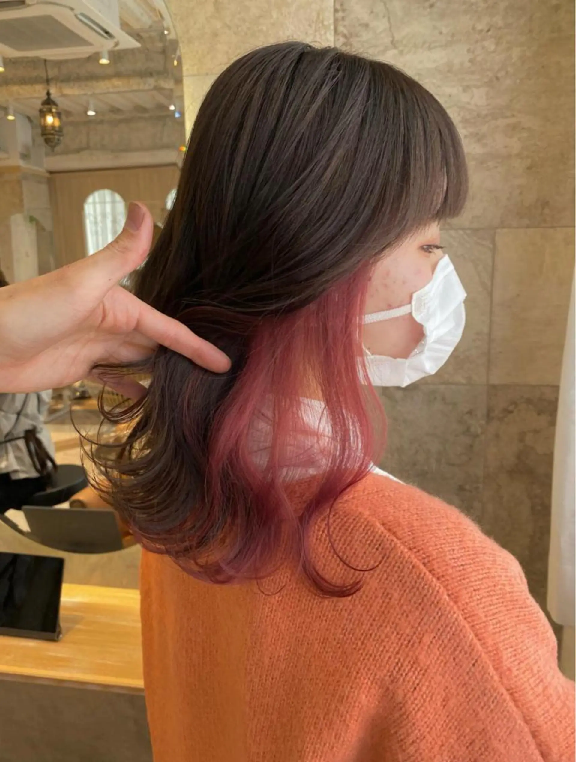 セミロング カラー 廣瀬双葉 トップスタイリストのヘアスタイル