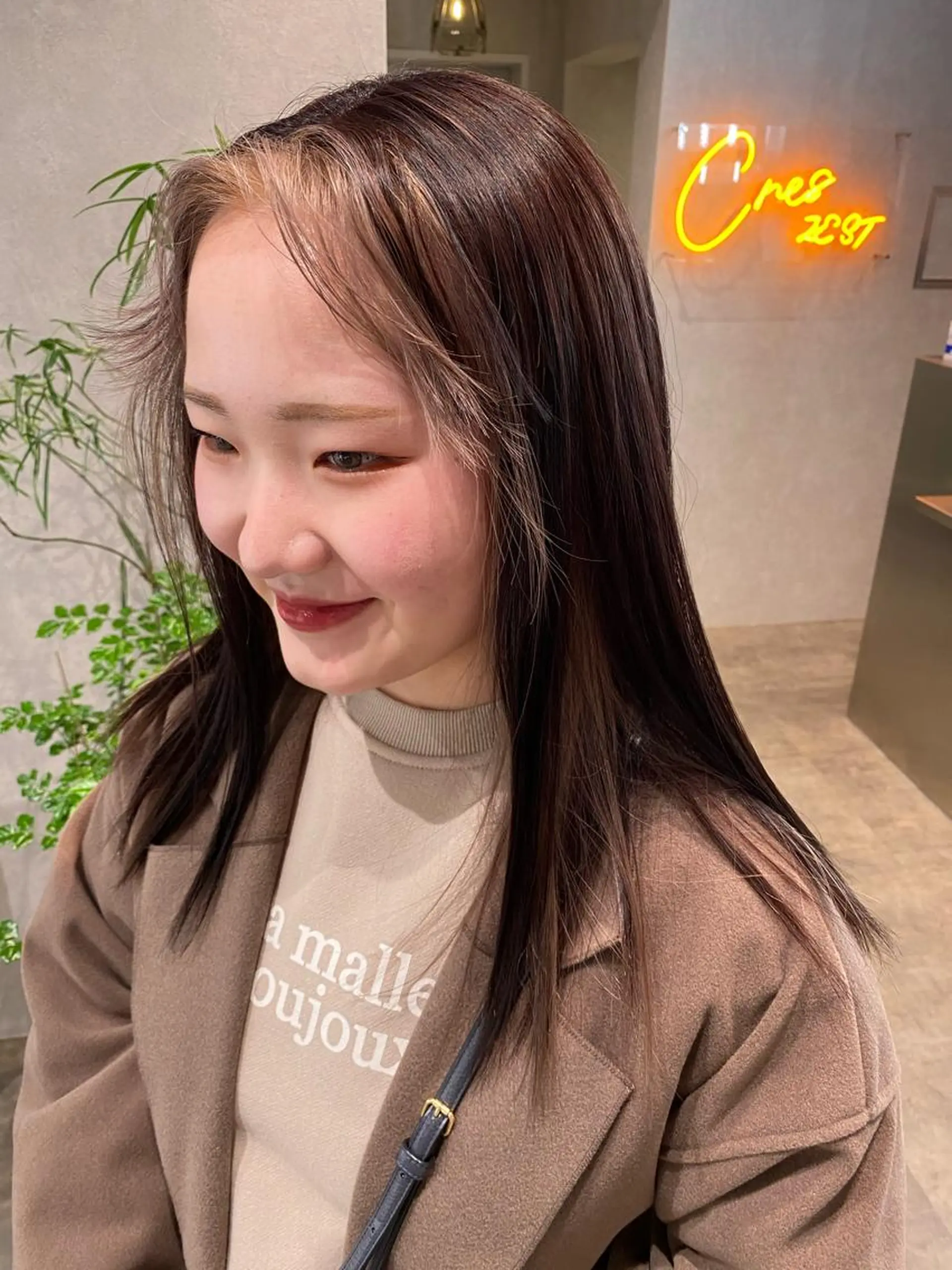 ロング カラー ヘアアレンジ XENA表参道 MIKUのヘアスタイル