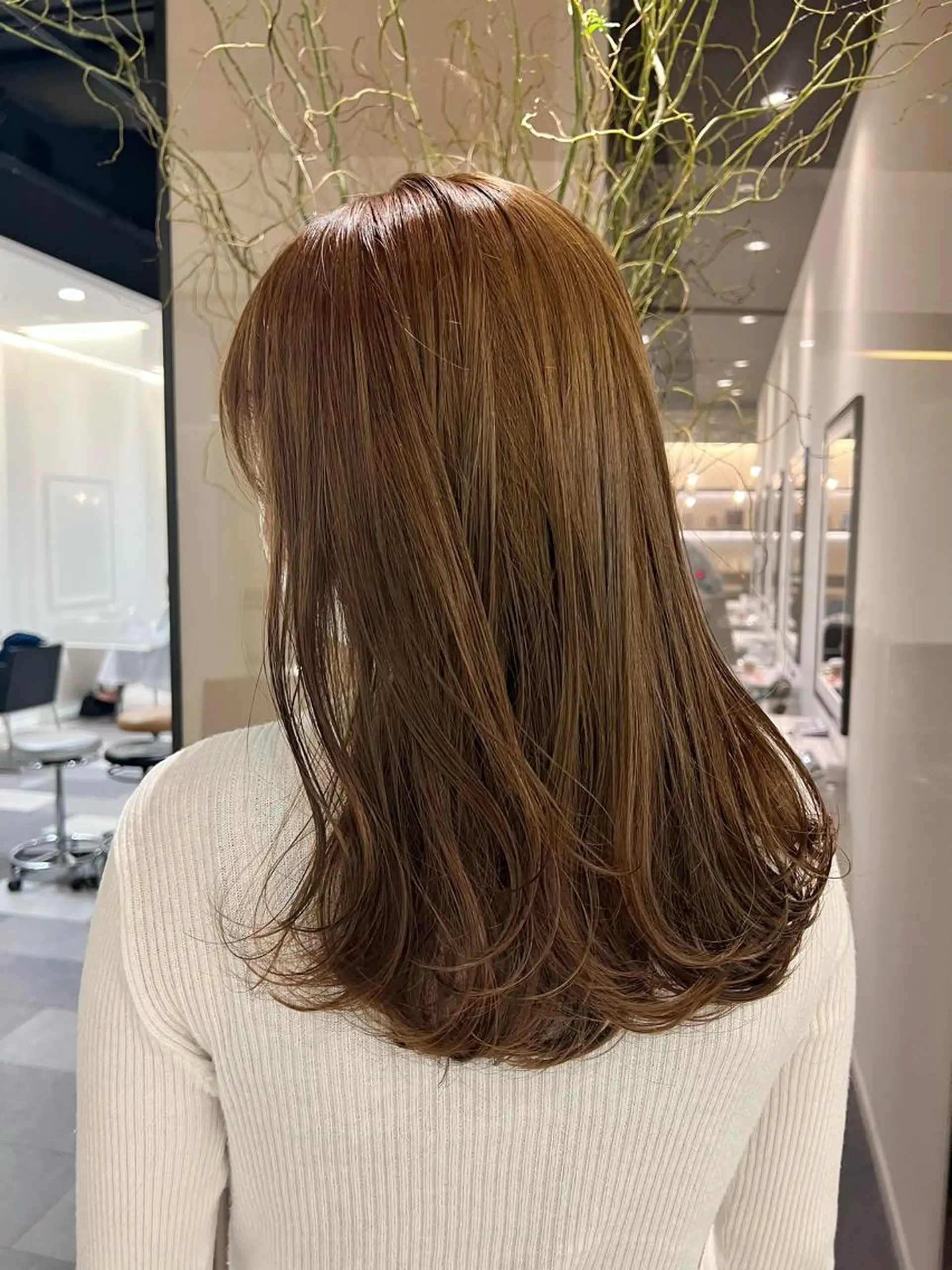 ロング レイヤーカット 似合わせカット 小顔カット 💎K-two名古屋 安田ちづる💎のヘアスタイル