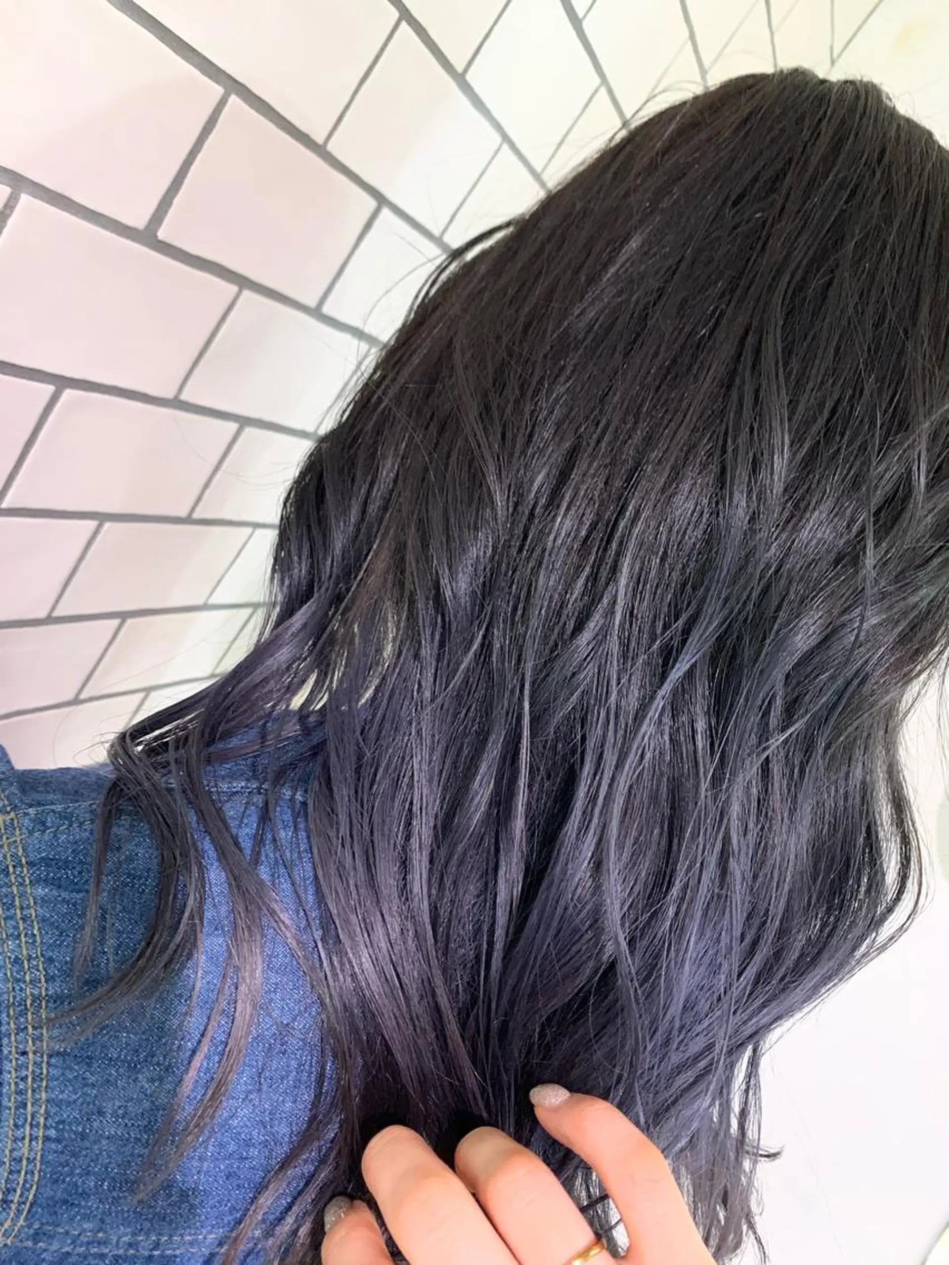 セミロング カラー ヘアアレンジ 指名支持率NO.1 スタイリストのヘアスタイル