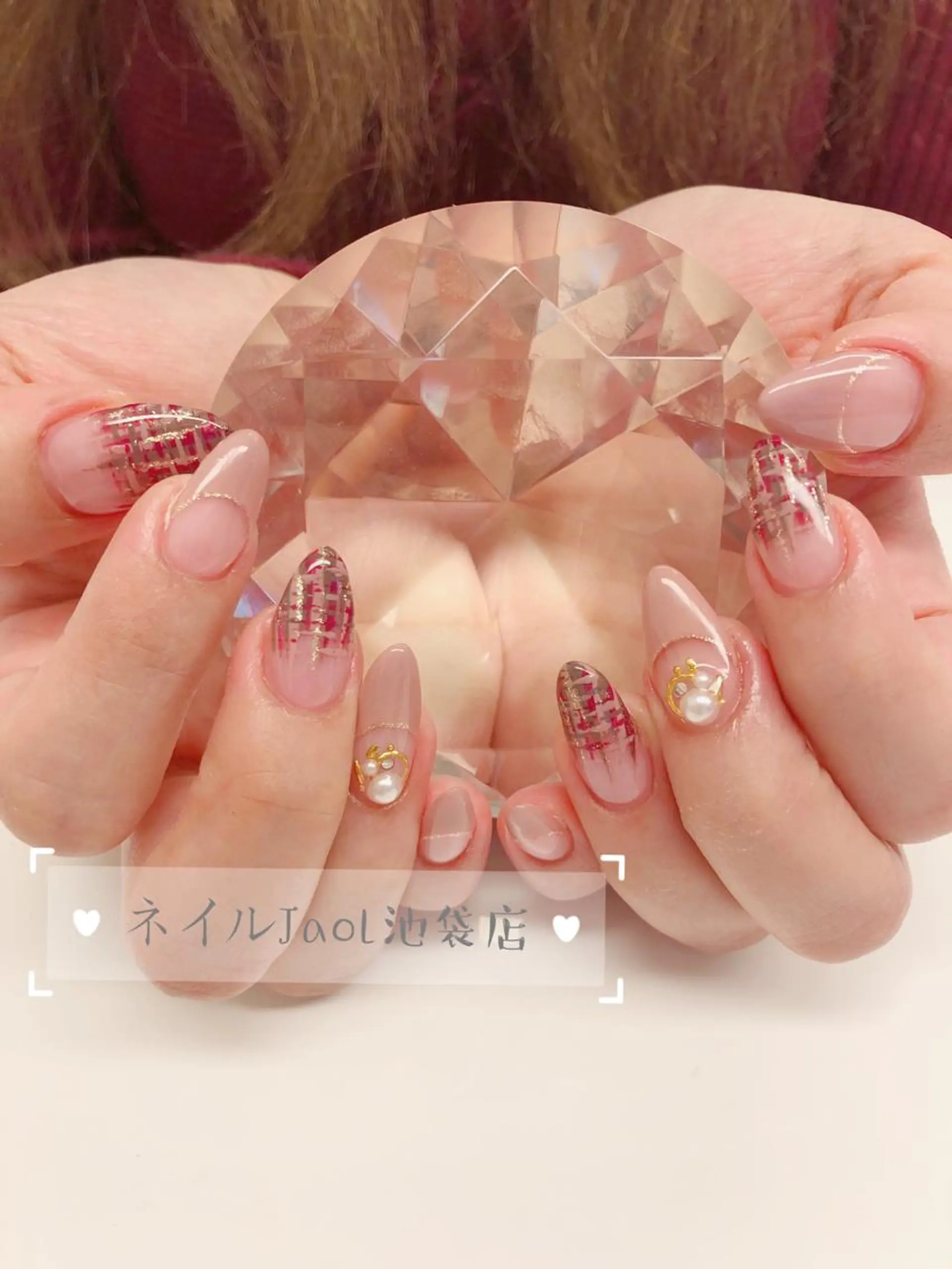 セミロング nail jaol池袋店所属・ネイルJaol 池袋のネイルデザイン