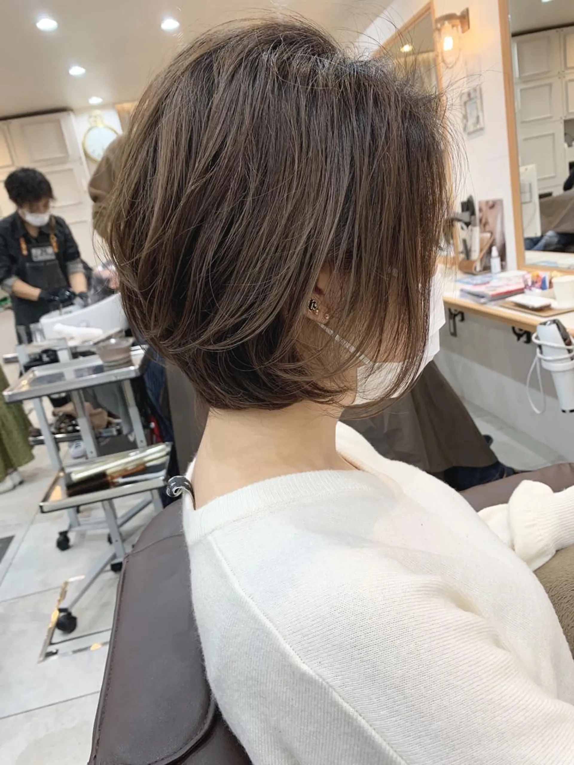 ショート ショートボブ ボブ ショートヘア カット トリートメント 平尾 拓也のヘアスタイル