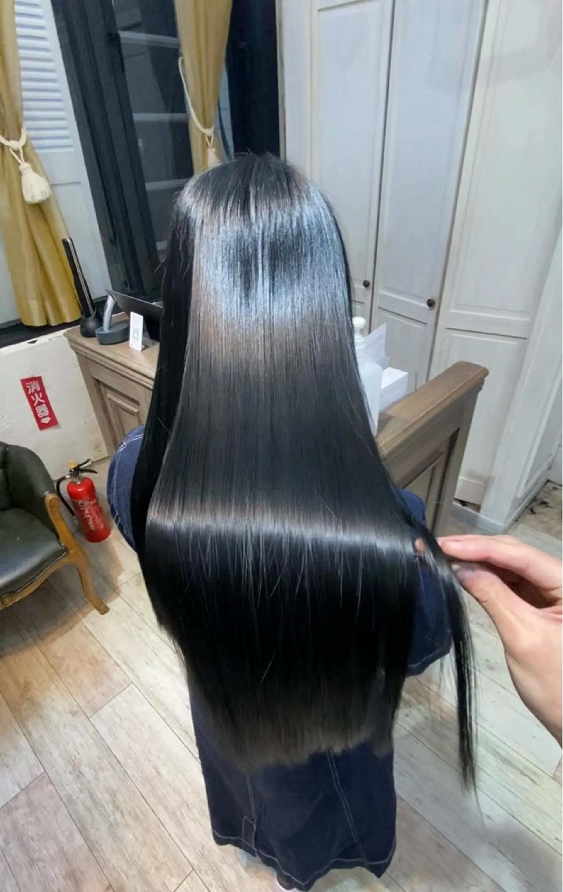 ロング shinka 髪質改善　縮毛矯正所属・美髪ストレート/美髪 レイヤー特化増原優斗のヘアスタイル