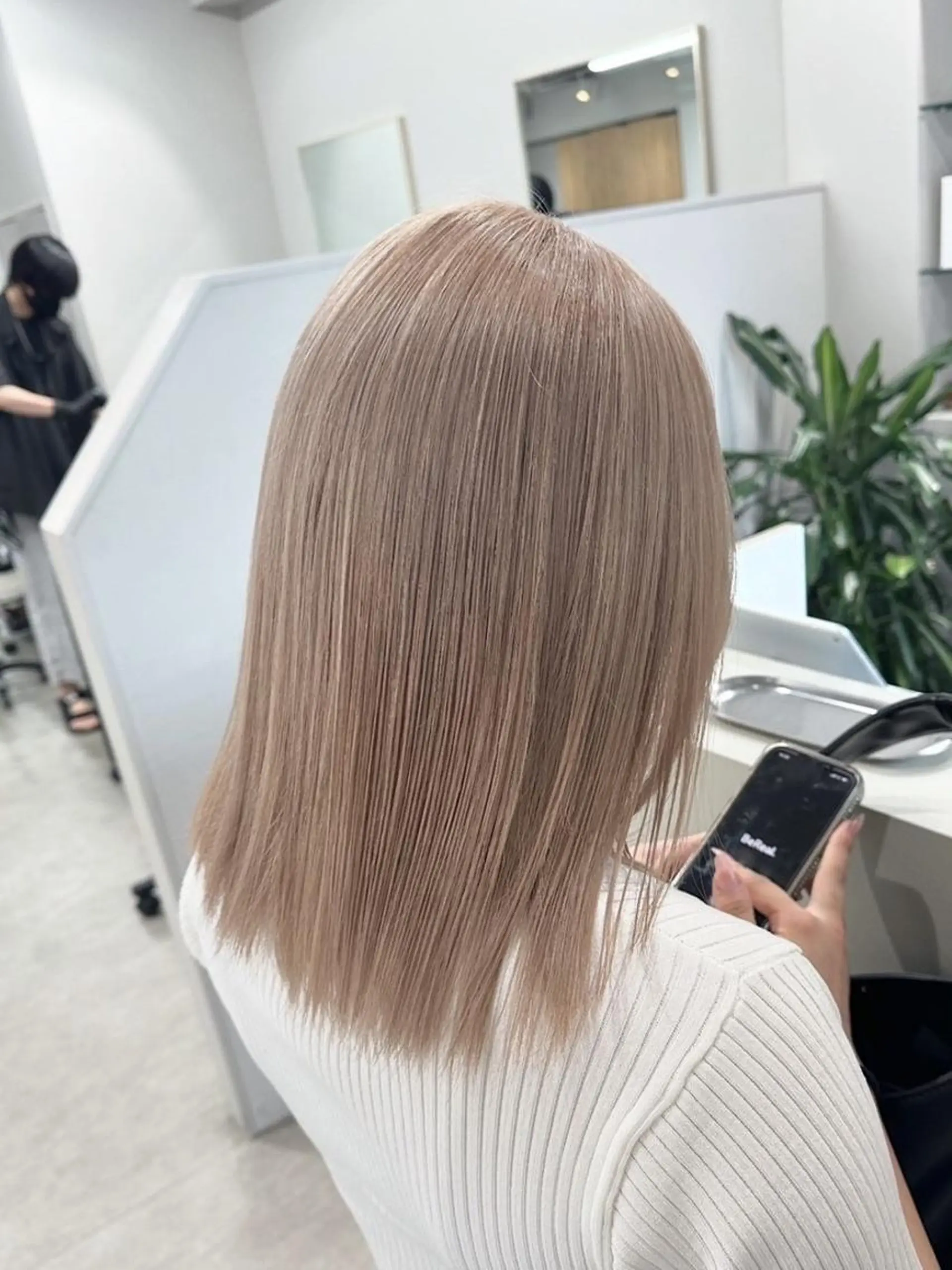 ミディアム カラー ブリーチ ダブルカラー ✨【公式】 juhl.横浜✨のヘアスタイル