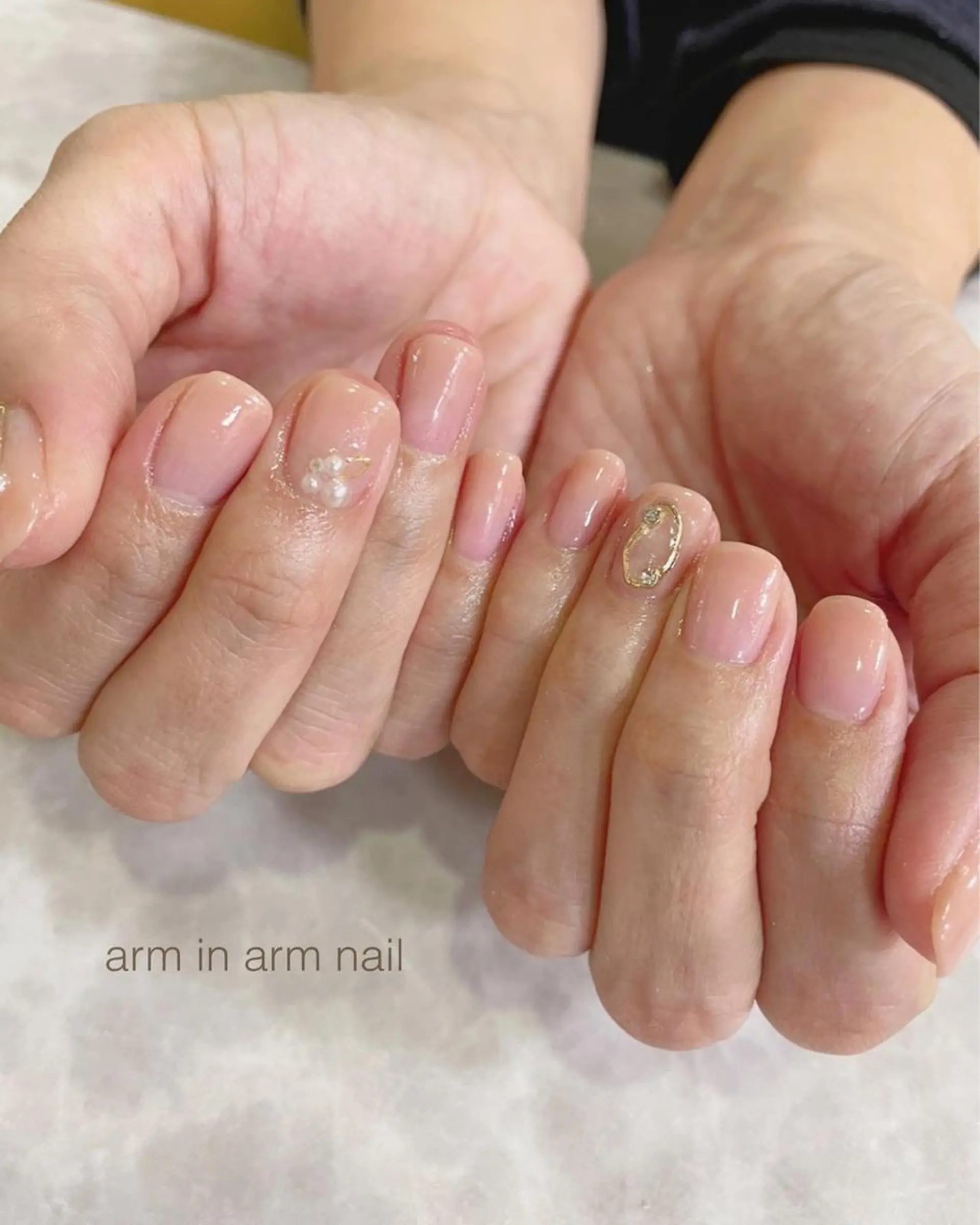 ネイル arm in arm ︎✿Yamamotoのマツエク・マツパデザイン