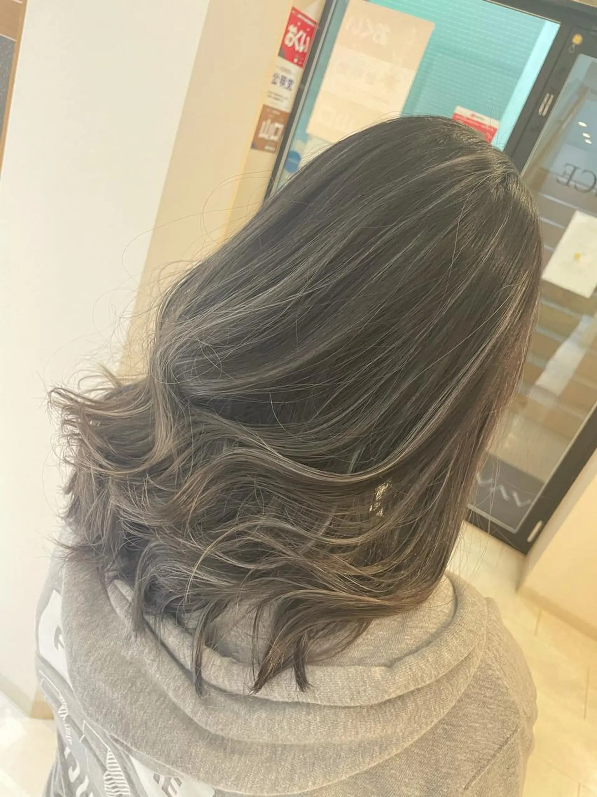 カラー ハイライトカラー ヘアカラー Chere rosso所属・✨頭身浴無料 -chere-金剛店のヘアスタイル