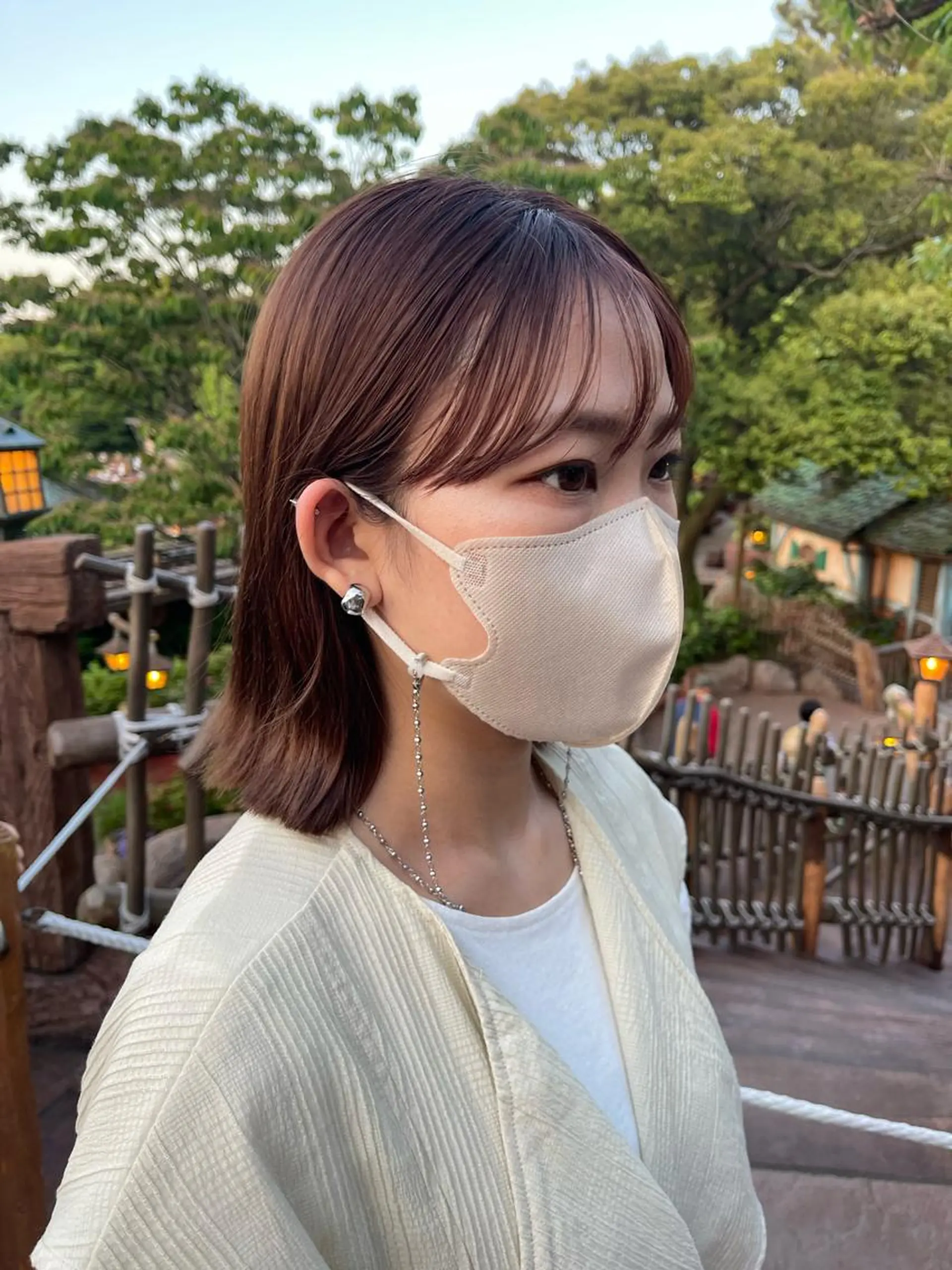 ミディアム ano @anomukuiのヘアスタイル