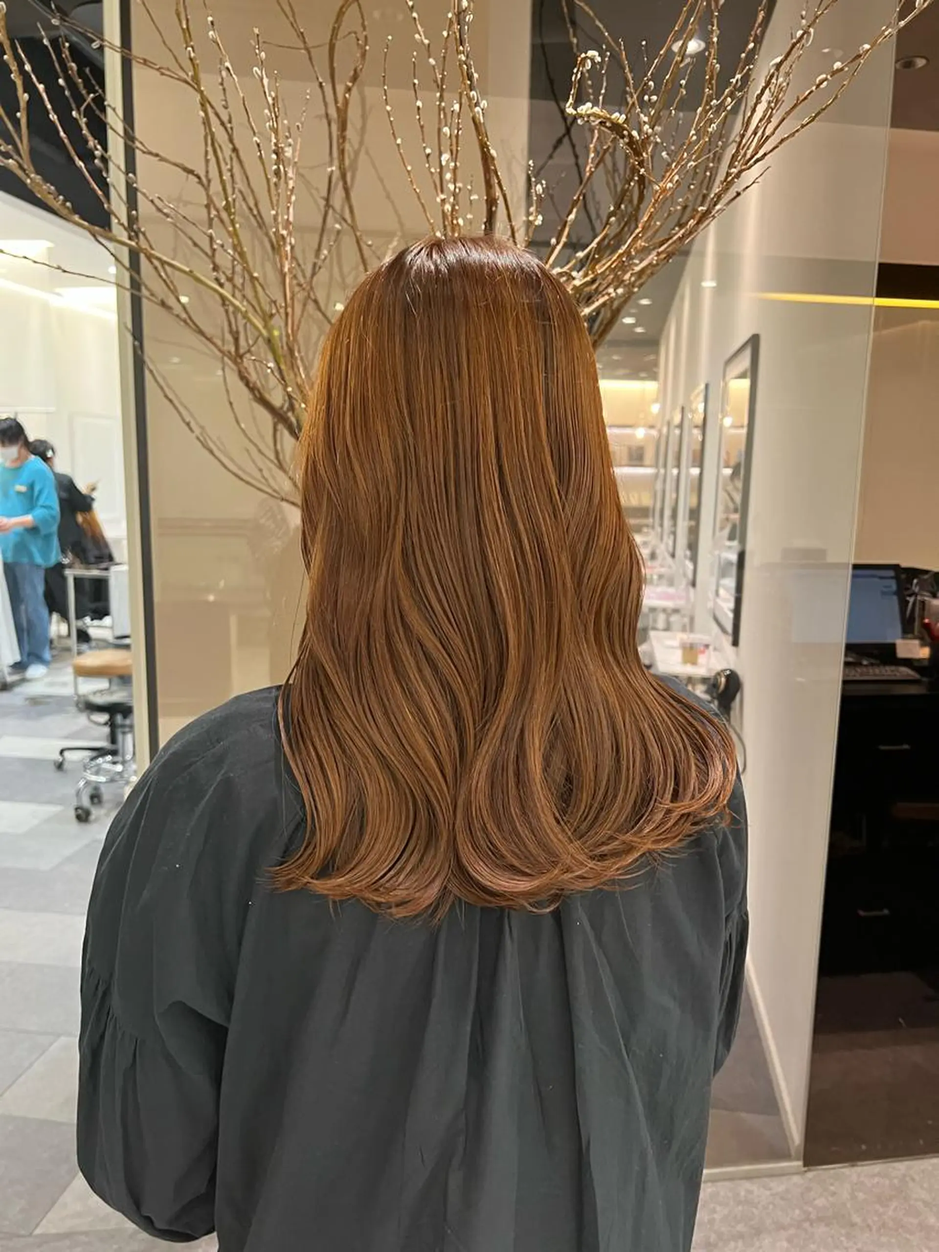 セミロング カラー 💎K-two名古屋 安田ちづる💎のヘアスタイル