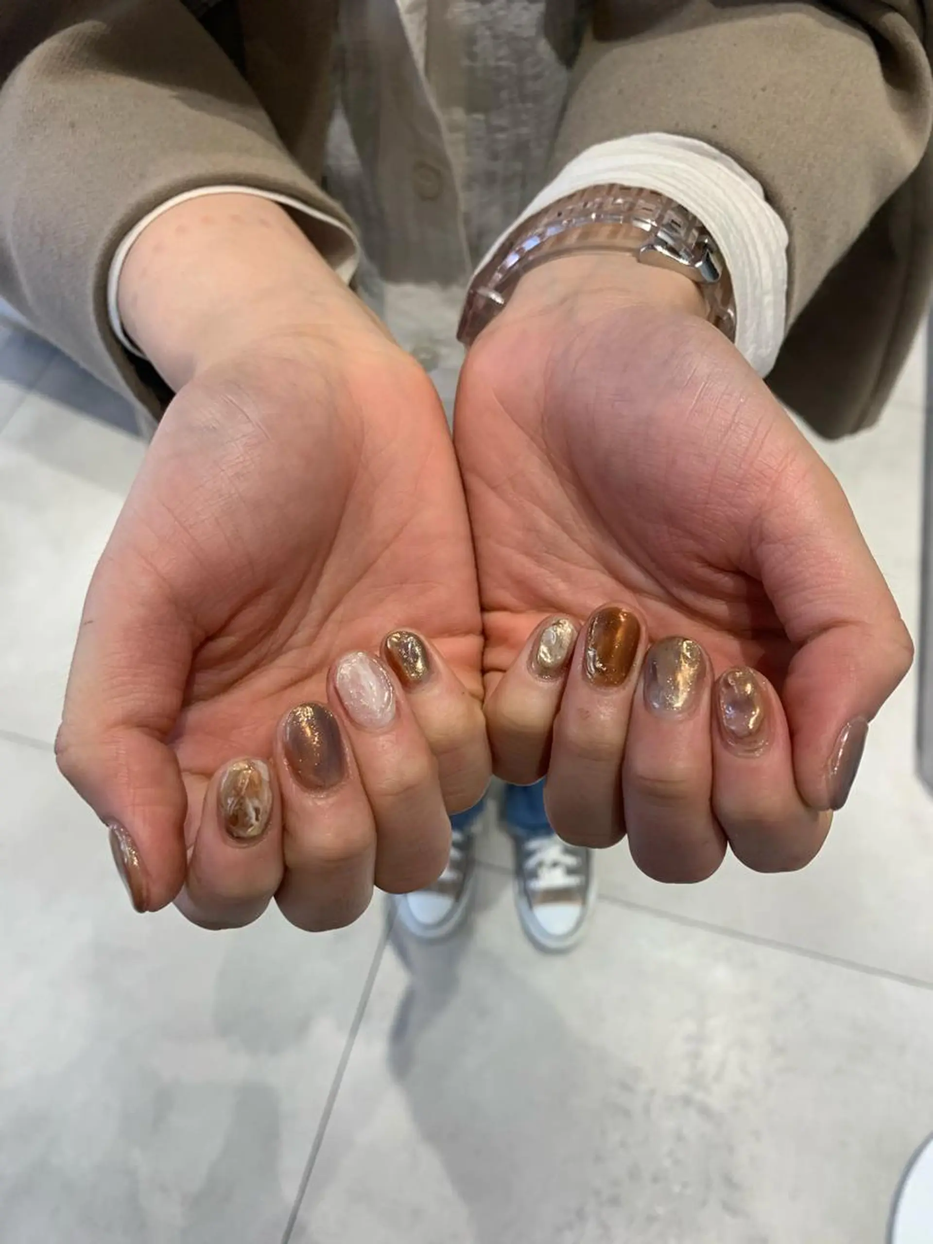 ネイル 【韓国ヘア・ネイル】 HINATA🍒のネイルデザイン