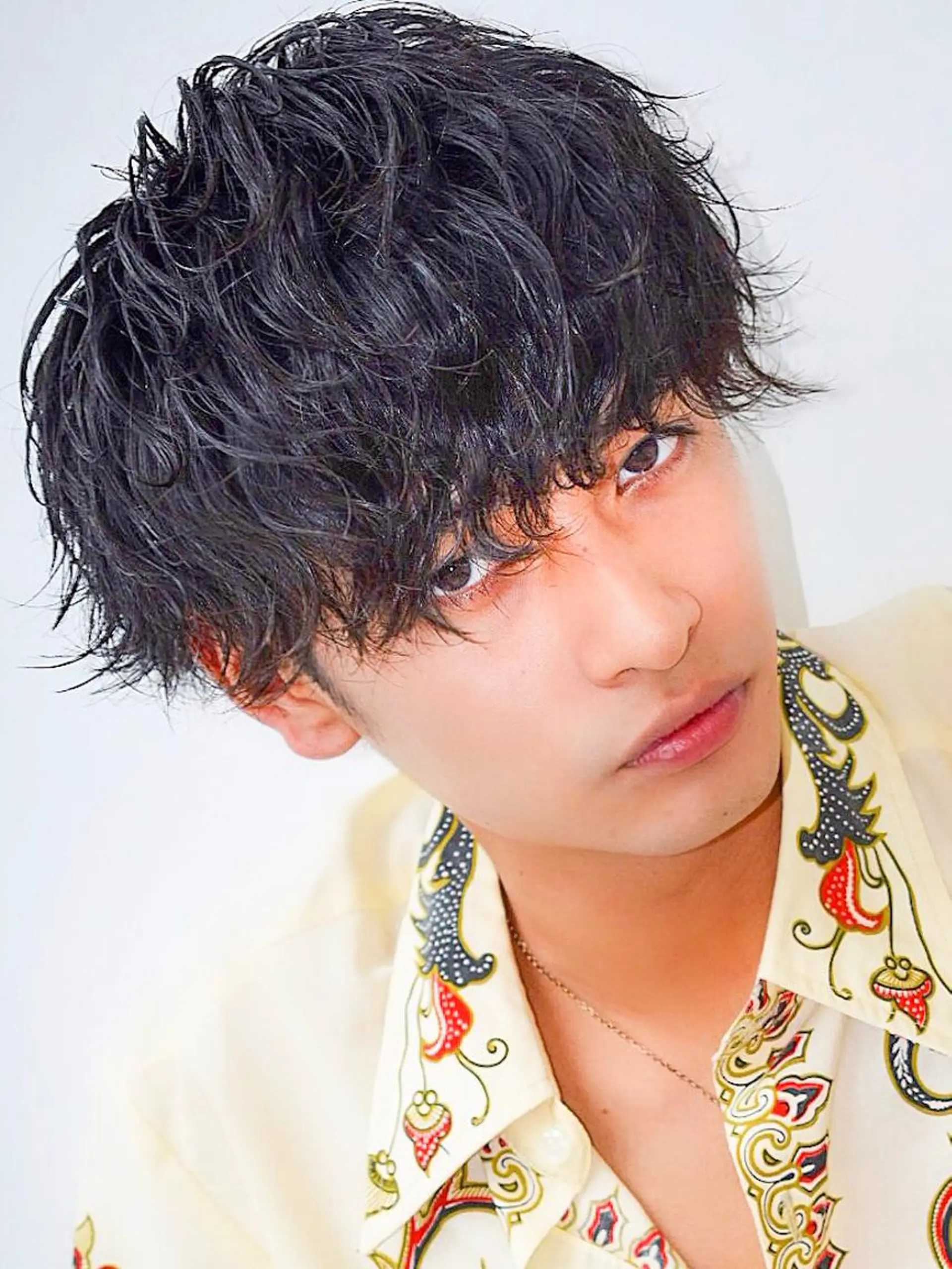 ミディアム パーマ メンズ モテ髪をつくる✂️ 佐藤ヒロのヘアスタイル