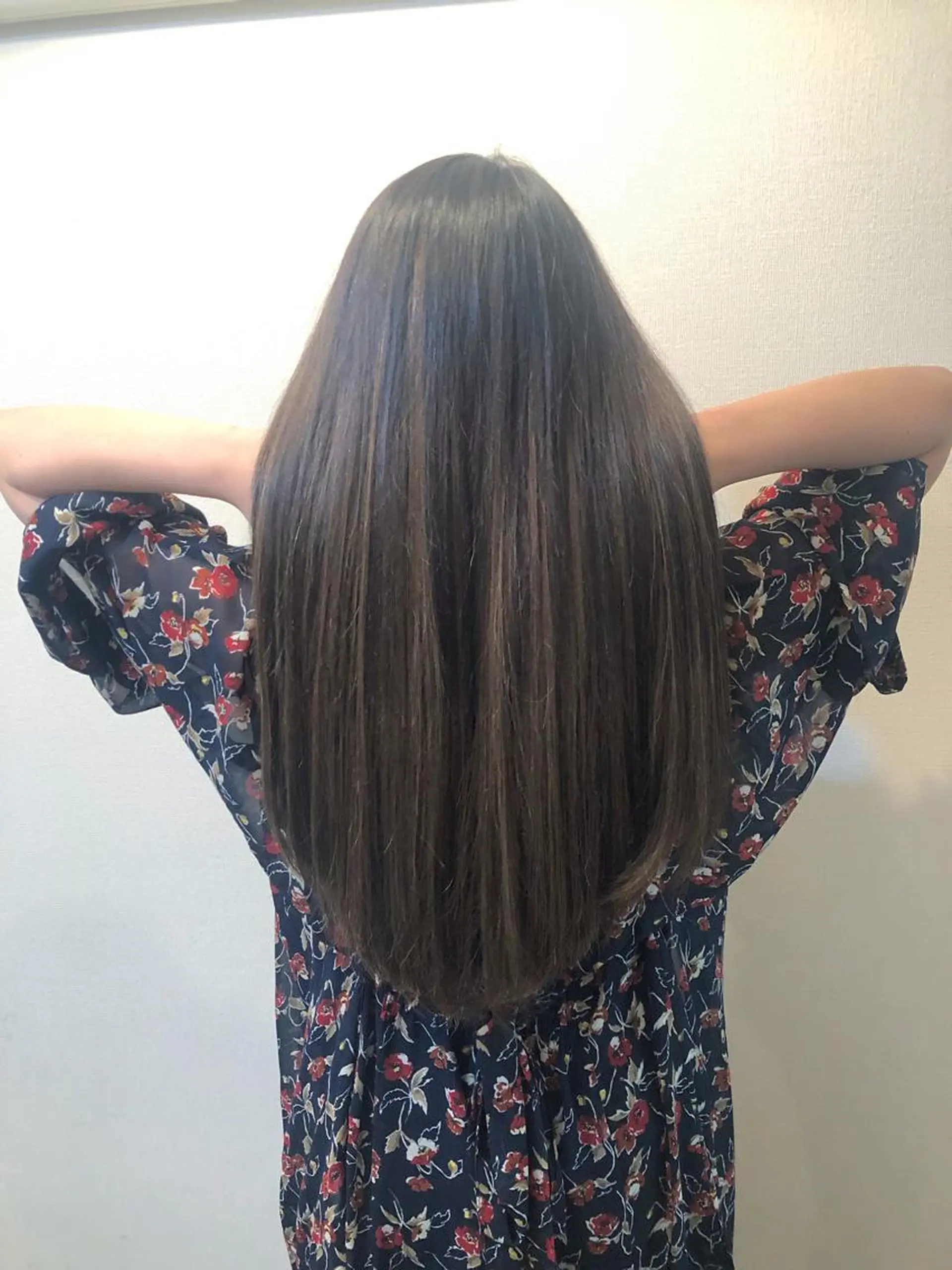 ロング カラー シールエクステ エクステ エクステ 是枝 さくらのヘアスタイル