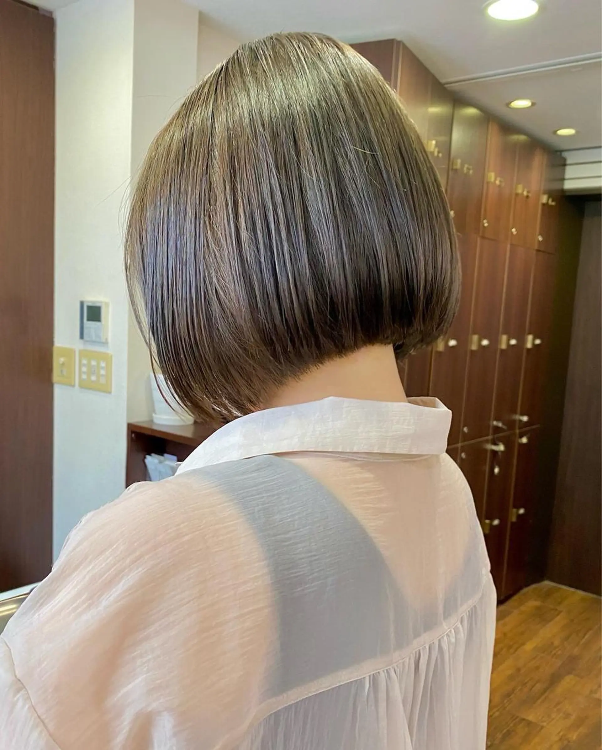 ミディアム 【韓国ヘア×透明感 カラー】笹谷 莉未のヘアスタイル