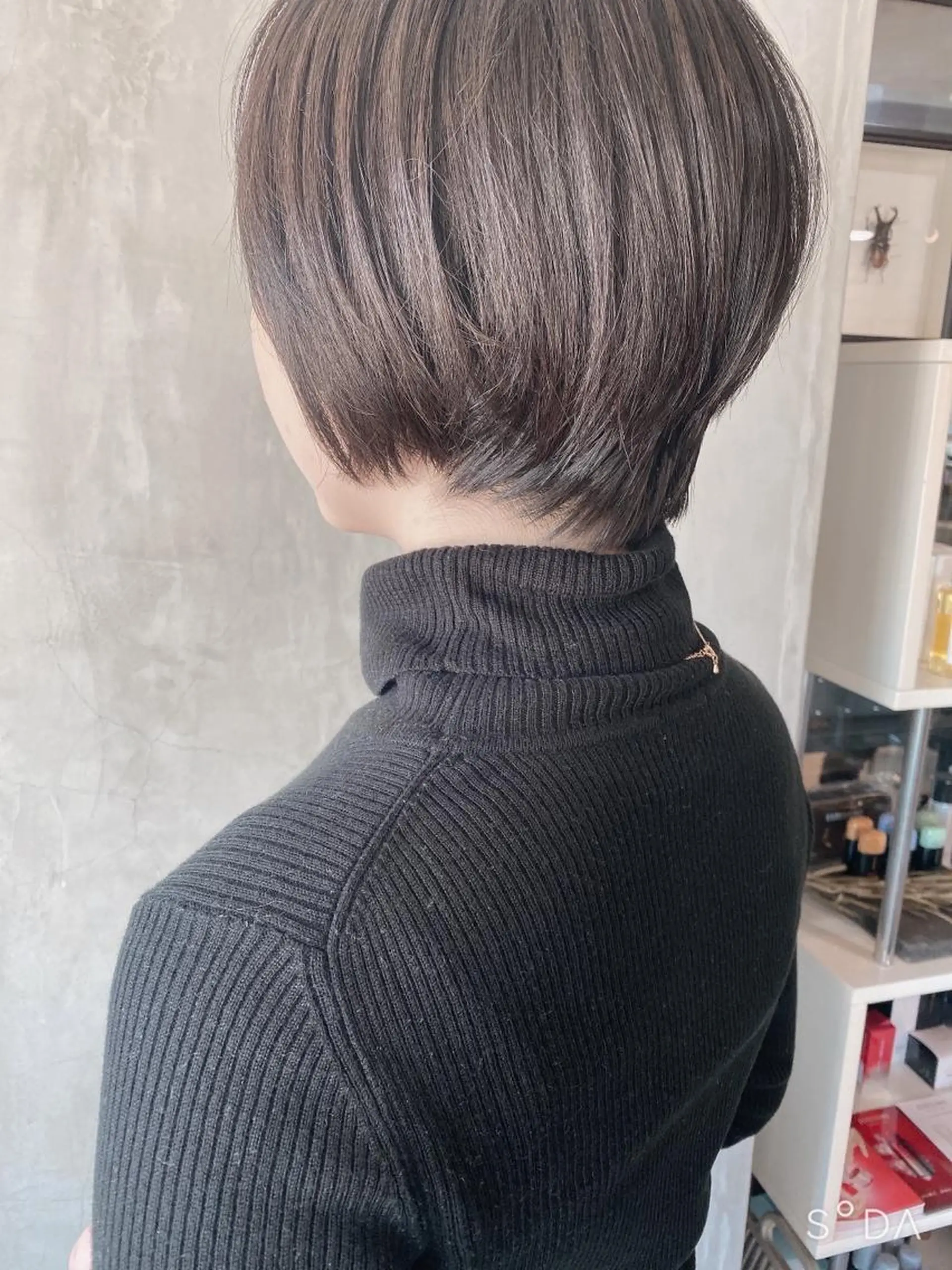 ショート カラー ヘアアレンジ ショートヘア stylist/蛯谷 珠里のヘアスタイル