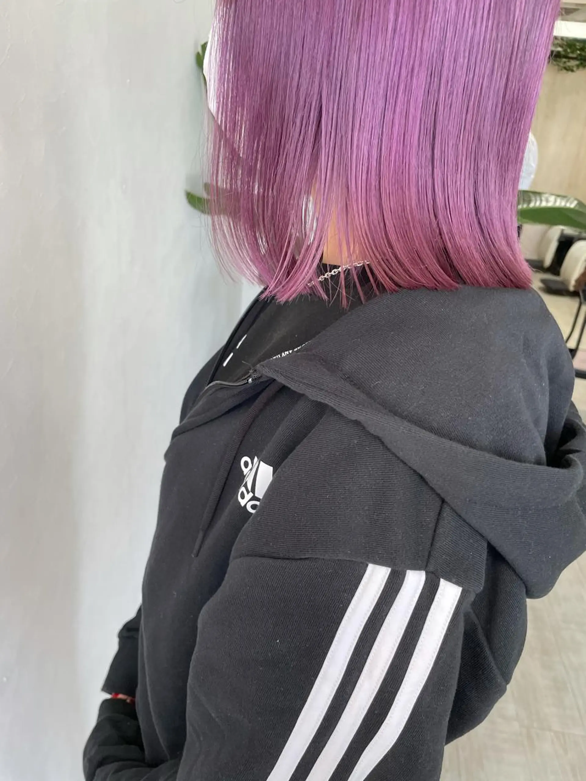 セミロング カラー 透明感カラー ラベンダーカラー ピンクカラー ピンクラベンダー ヘアカラー force hair所属・🫧富田 苑実🫧のヘアスタイル