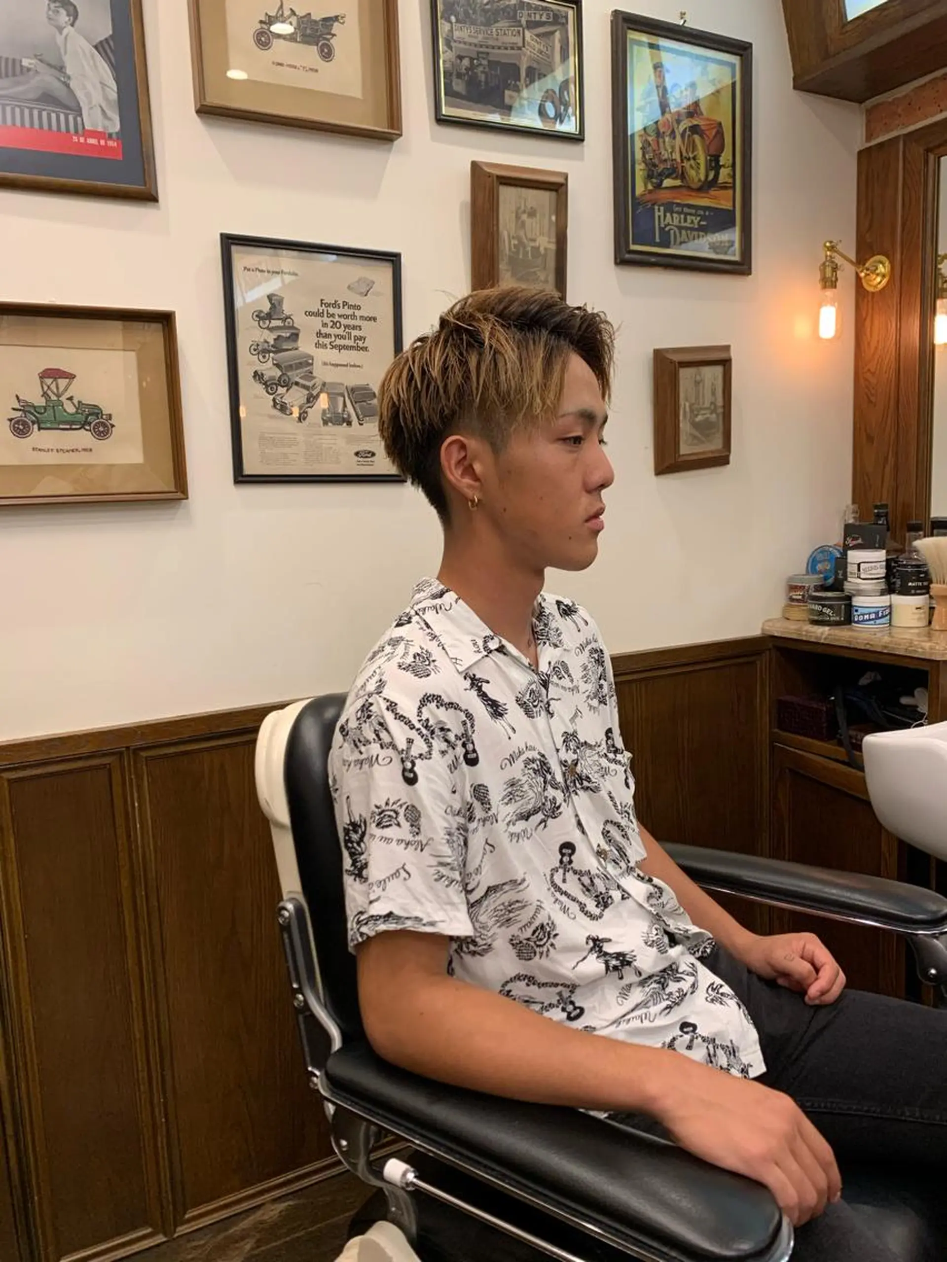 ショート メンズ カット無料 今野卓杜のヘアスタイル