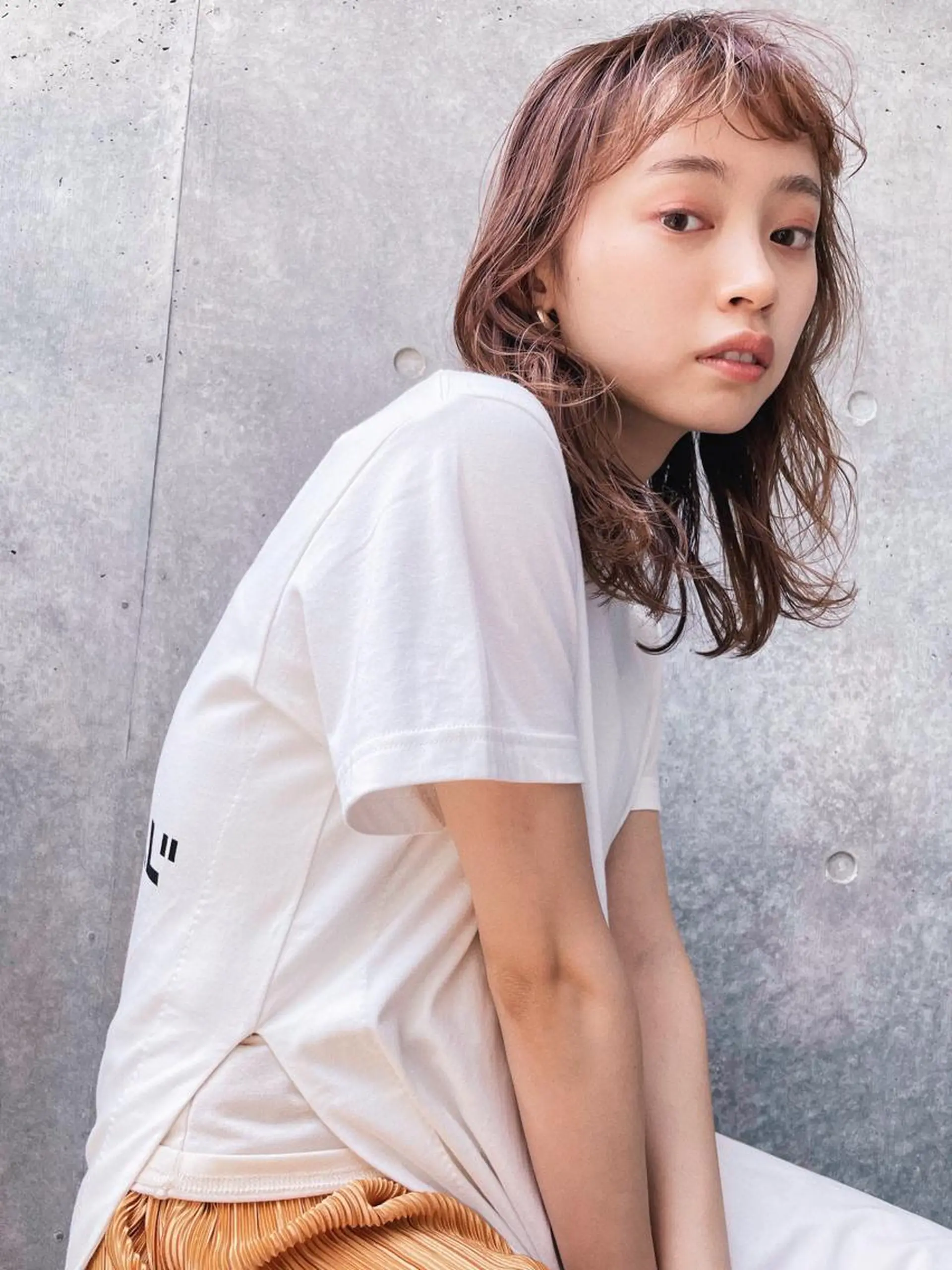 ミディアム カラー パーマ 【雰囲気ﾍｱ☺︎】 岩井隼人のヘアスタイル