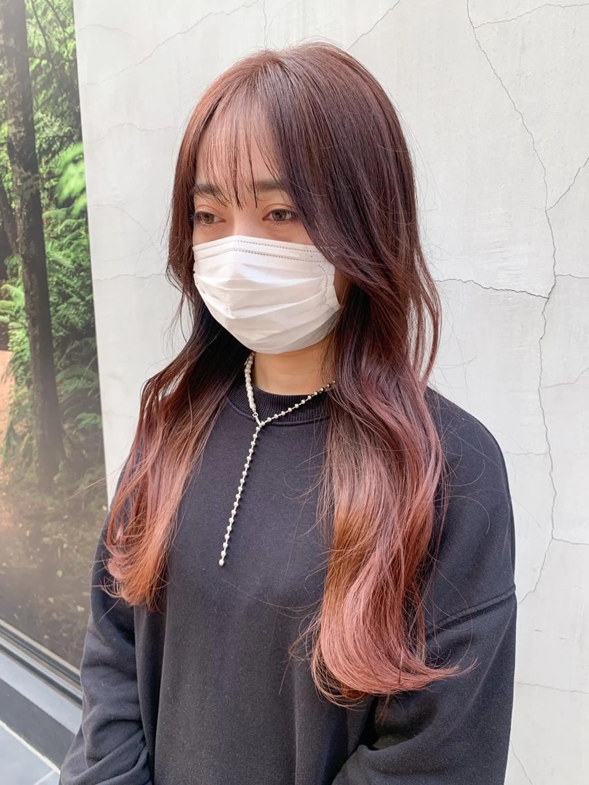 ロング カラー ヘアアレンジ カット ヘアカラー トリートメント yuka .のヘアスタイル