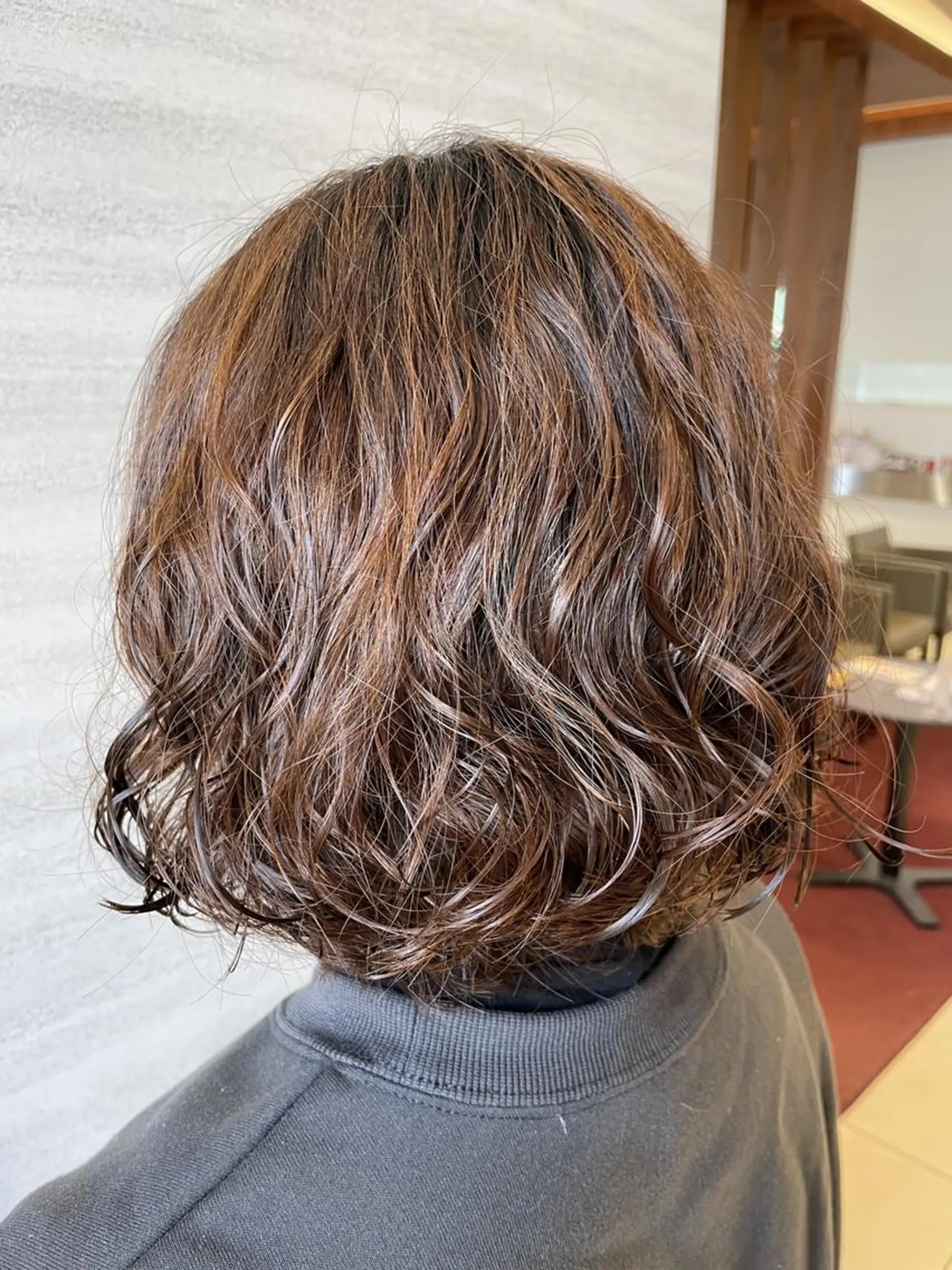 パーマ おおづの みかるのヘアスタイル