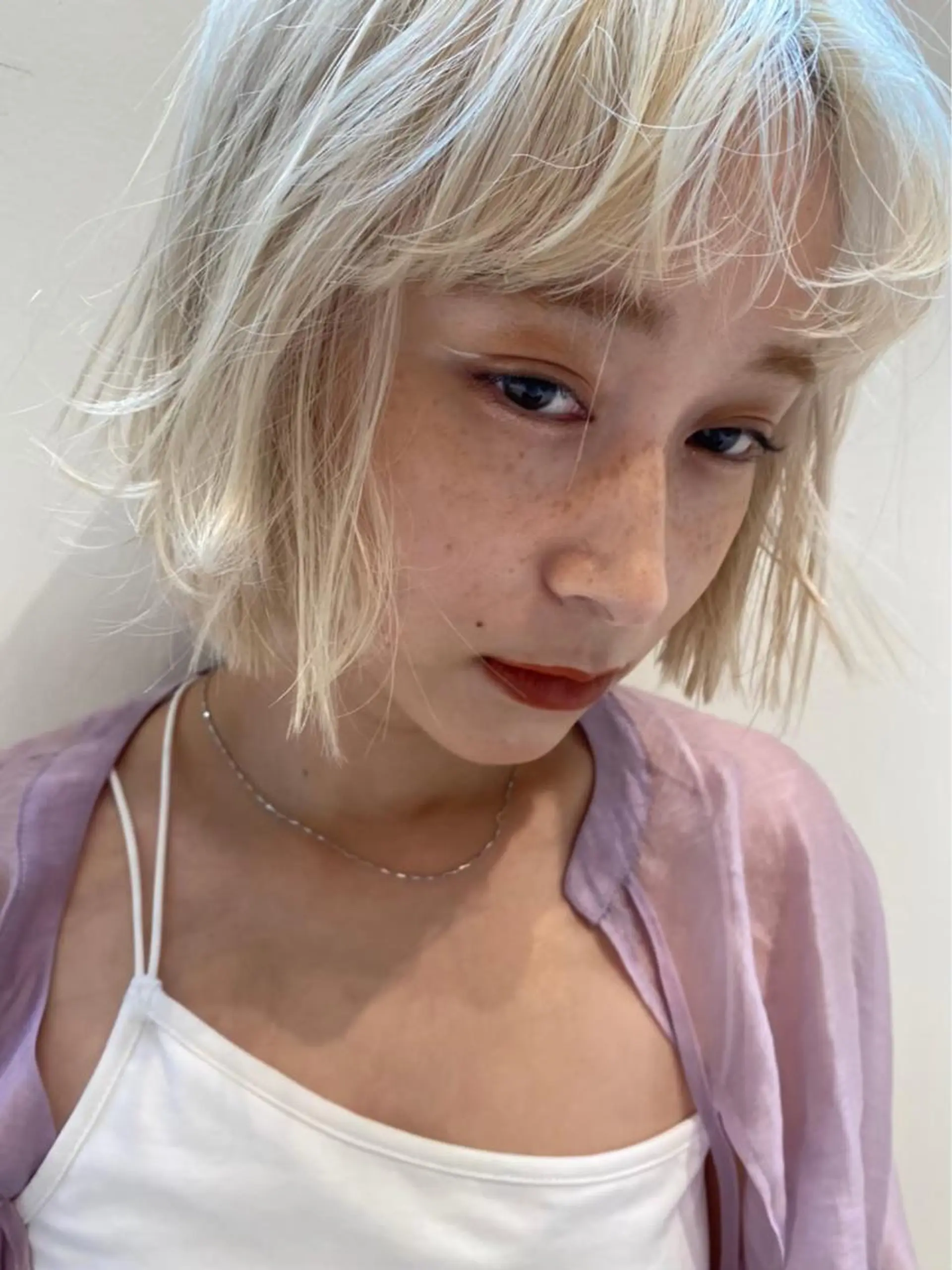 ショート カラー 韓国ヘア/耳ツボジュ エリー♡ayumuのヘアスタイル