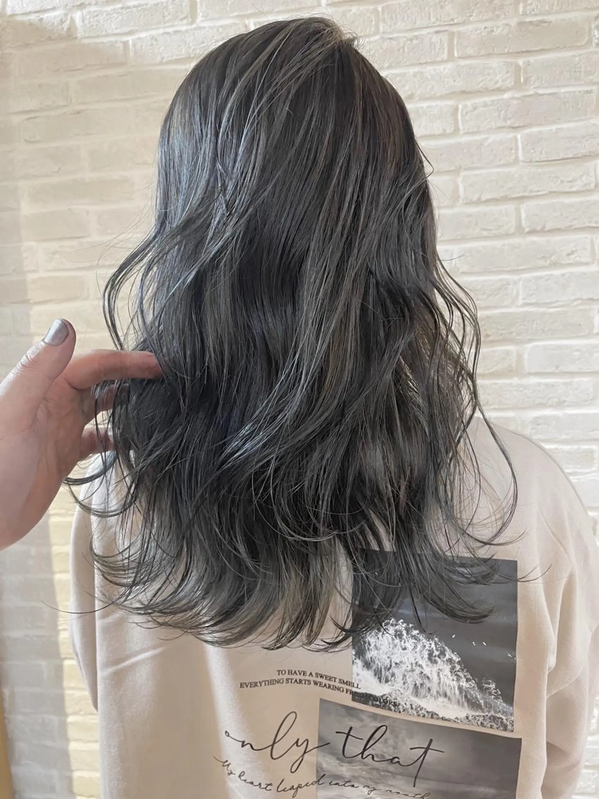 セミロング カラー hair salon Ranun髪質改善のヘアスタイル