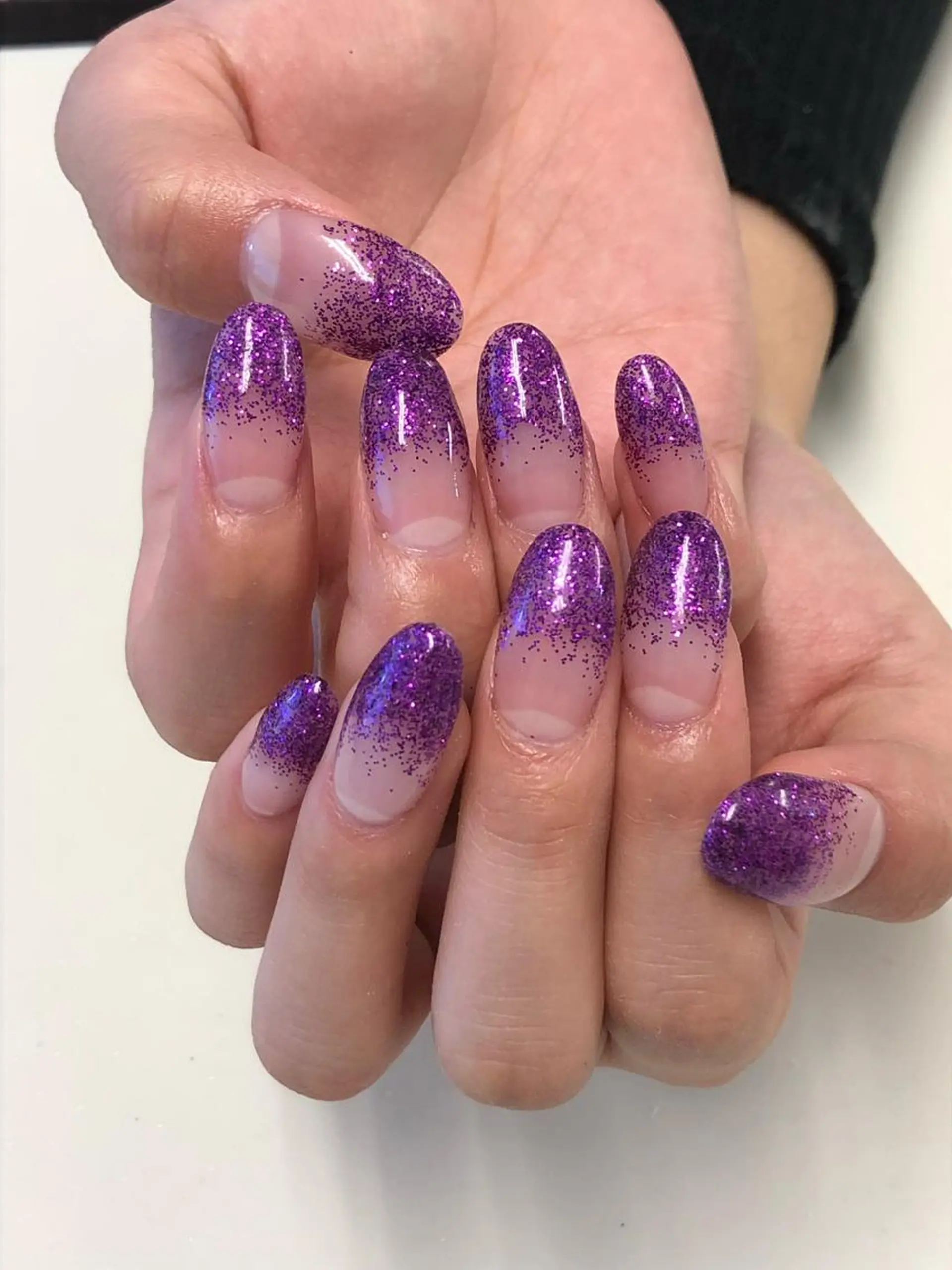 ネイル グラデーション ラメ(グリッター) ラメグラデーション KIREIE NAILSのネイルデザイン