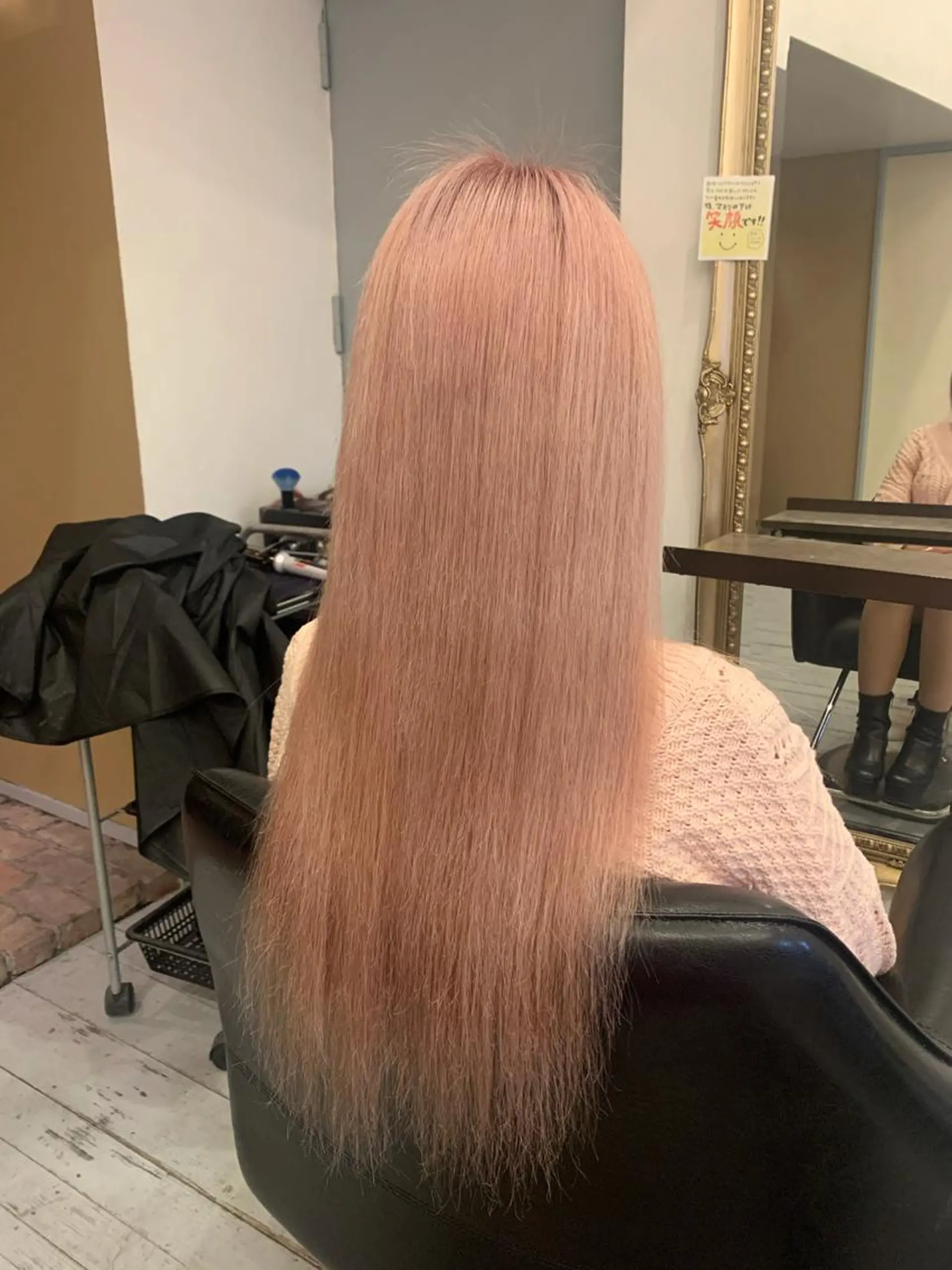 ロング カラー ピンクカラー ヘアカラー トリートメント GO  TODAY所属・🌹 AKARI  🌹のヘアスタイル