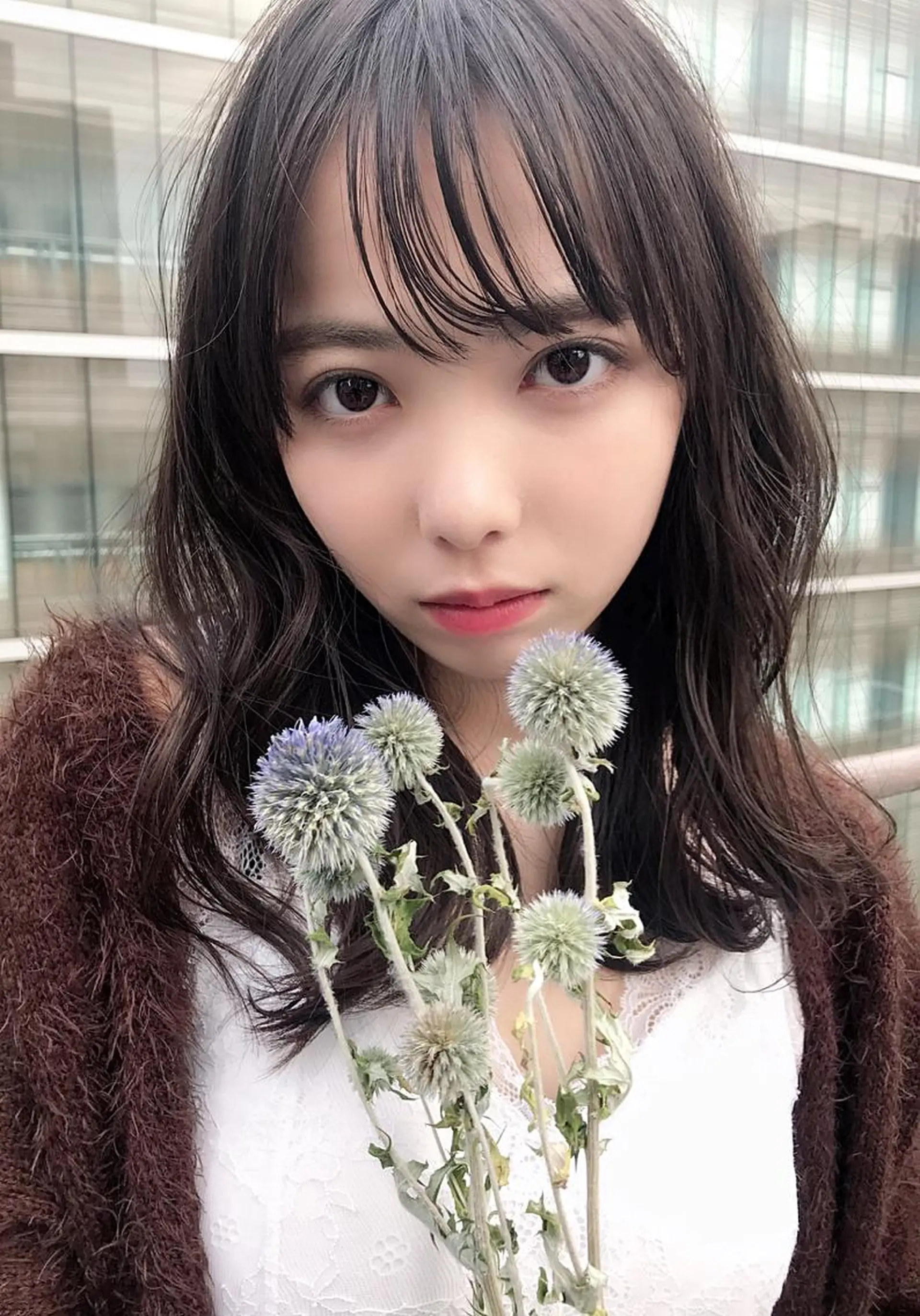 セミロング カラー シースルーバング KANOI 銀座中央通り所属・上條 航平のヘアスタイル