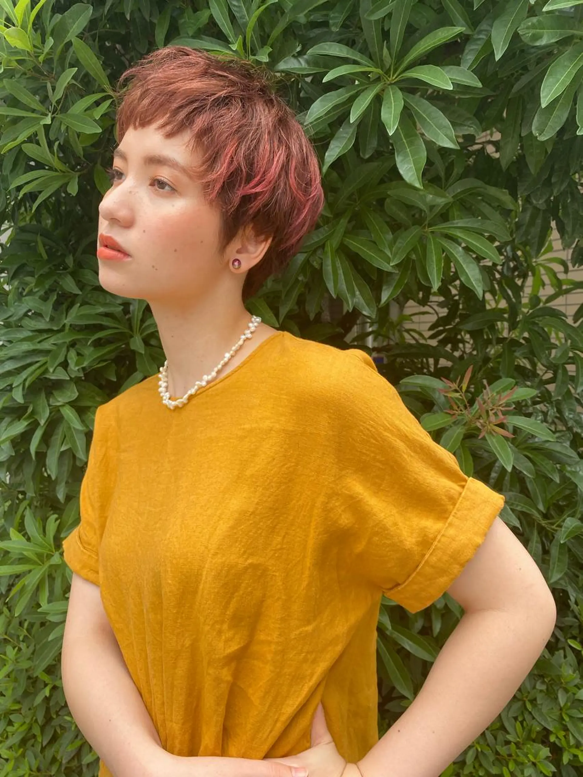 ショート カラー 透明感カラーブリーチ 🌼シゲモトアヤ🌼のヘアスタイル