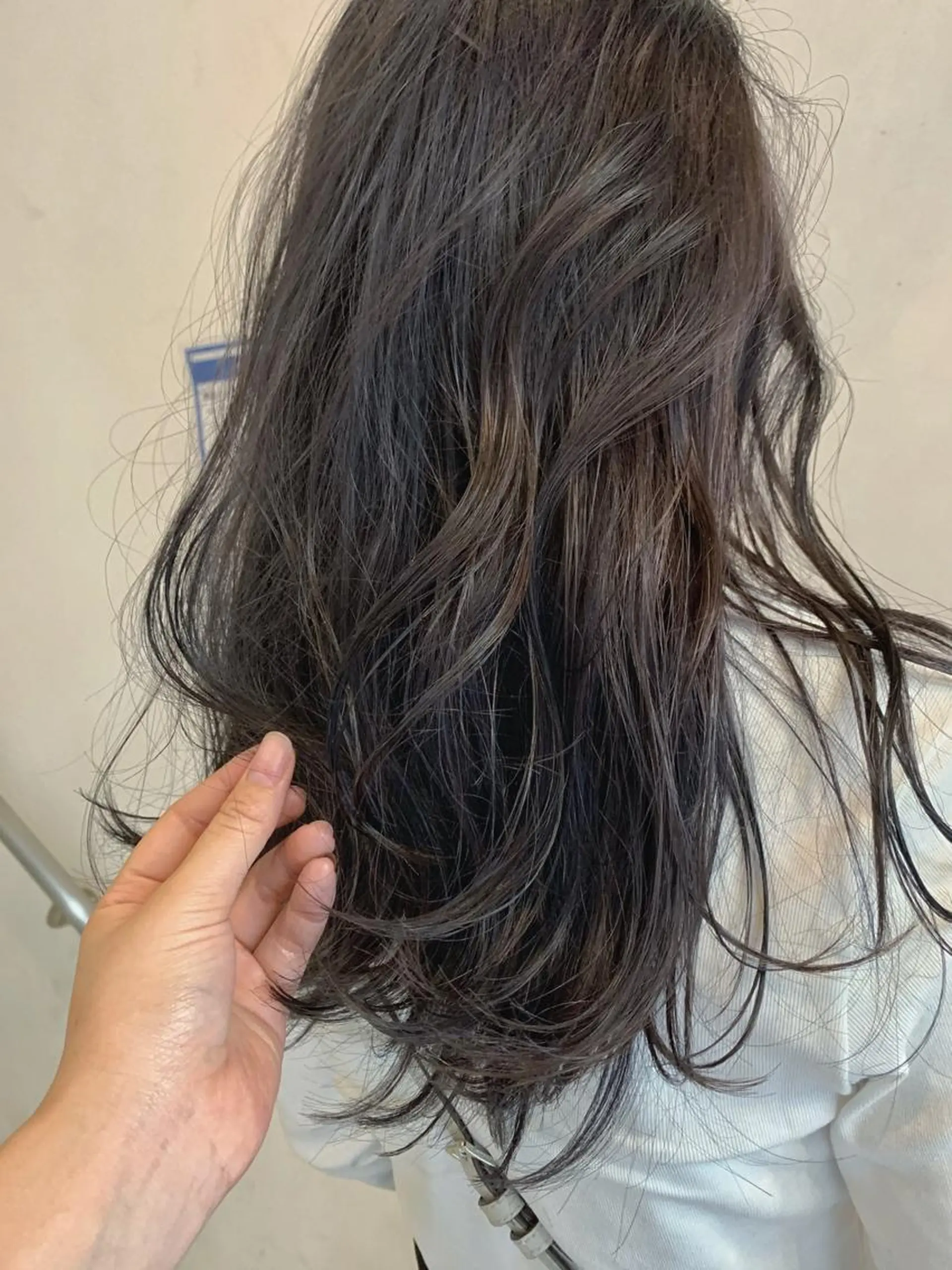 ロング カット ヘアカラー トリートメント 似合わせカットカラー ♡佐藤捺美のヘアスタイル