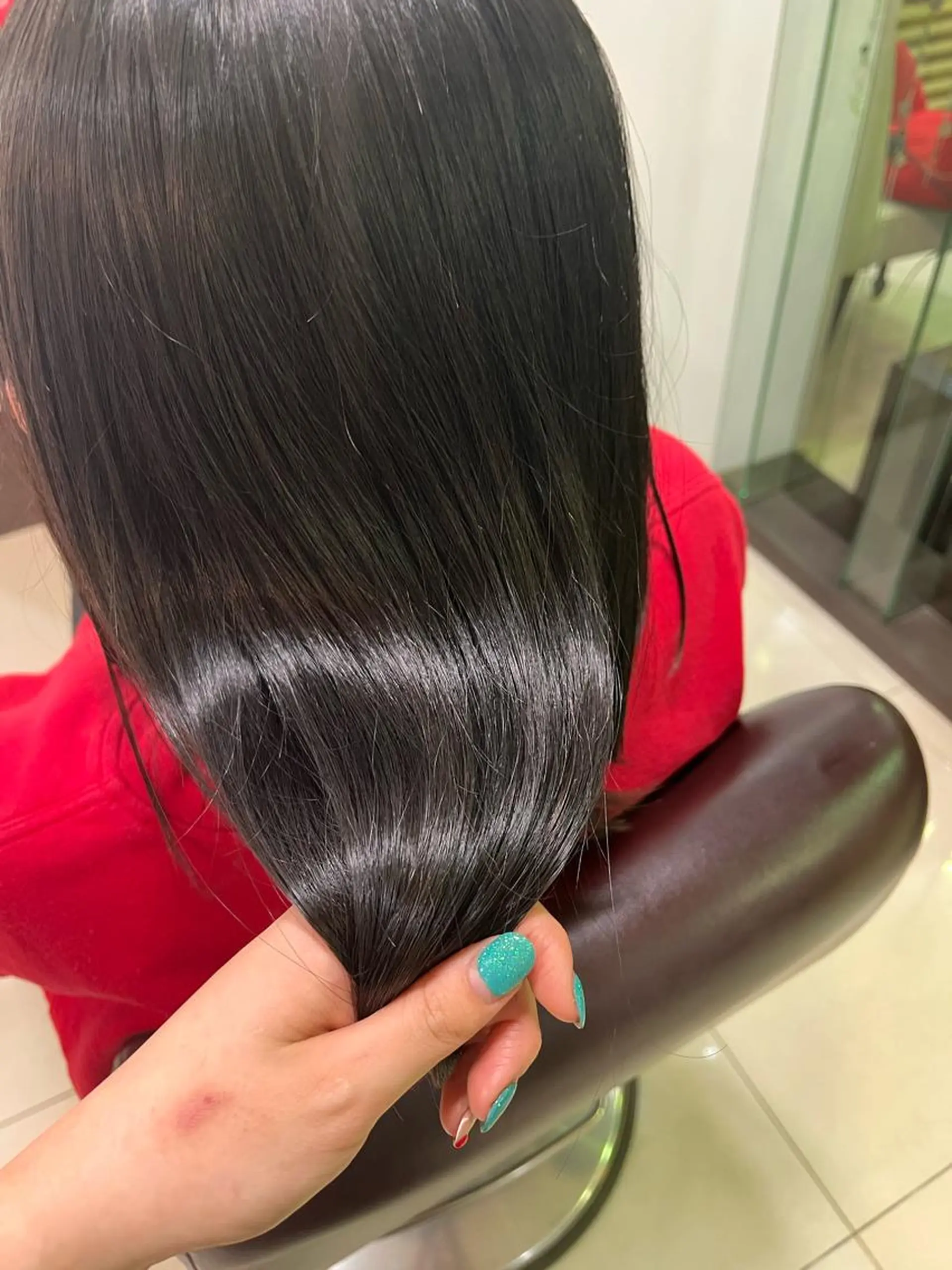 セミロング 髪質改善 トリートメント カット トリートメント ぷつっとボブ/ちゅる ピンク/mika☆のヘアスタイル