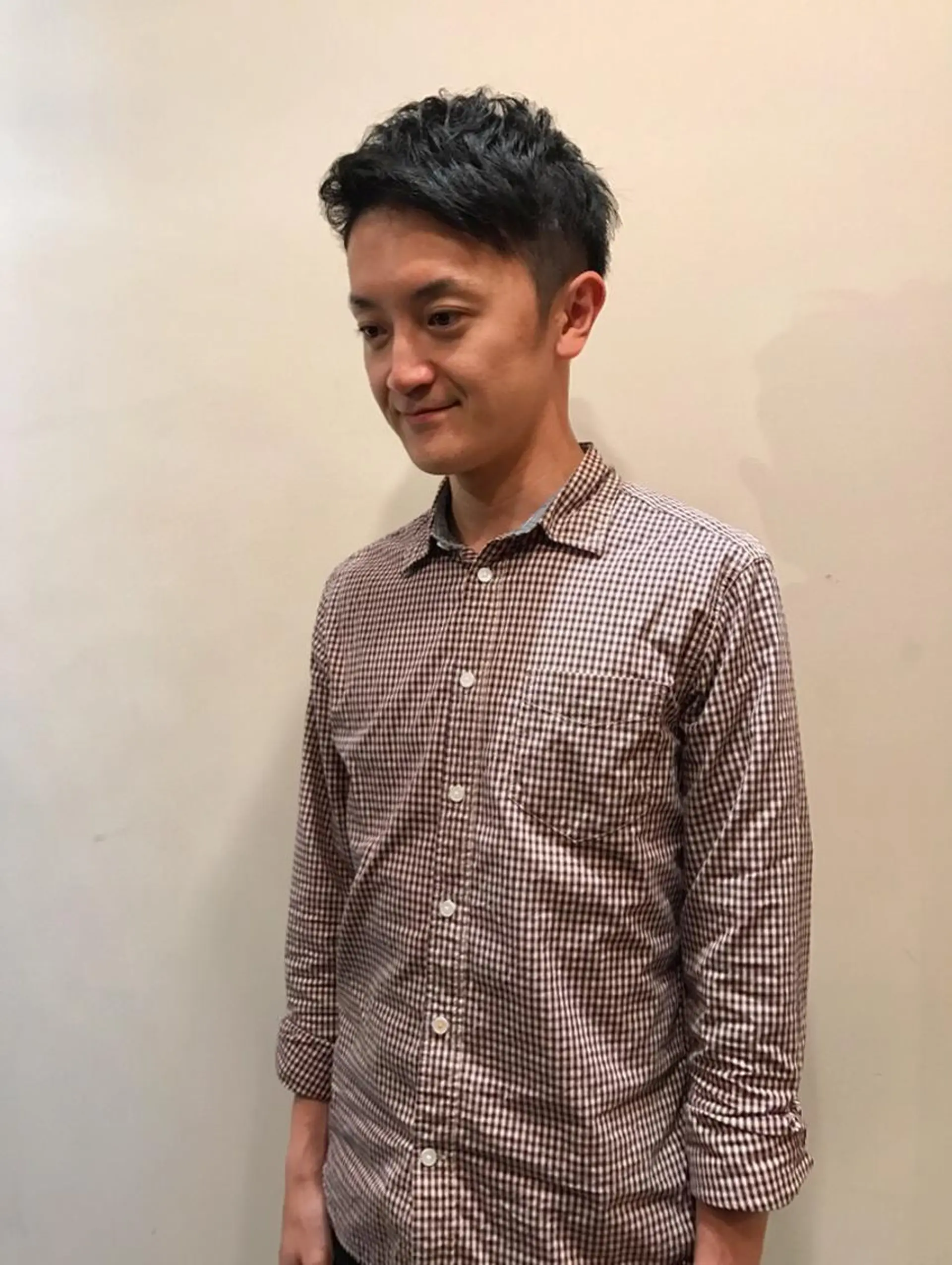 ショート パーマ メンズ ツーブロック skin所属・中村 梨沙のマツエク・マツパデザイン