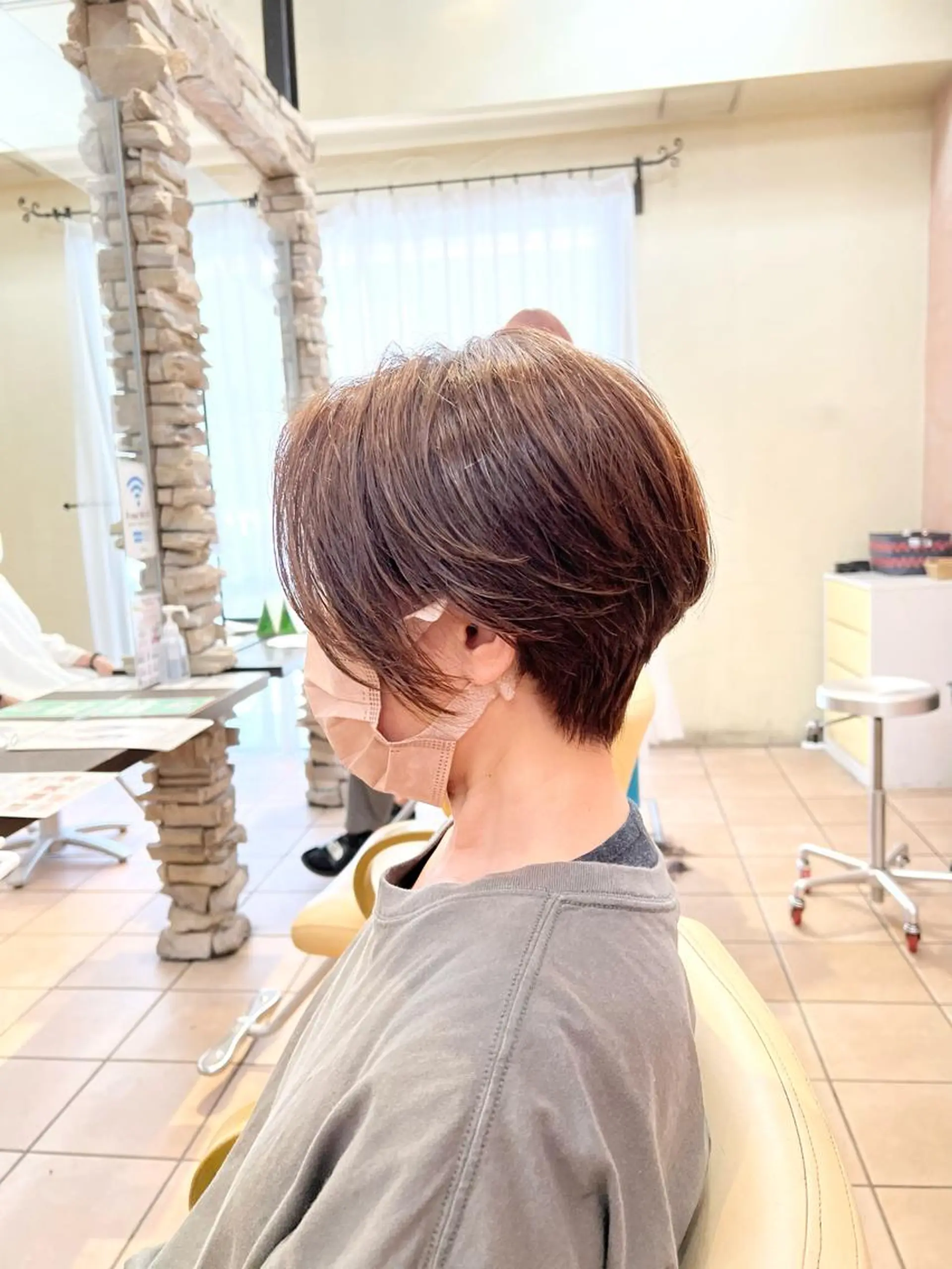 ショート 地毛風ストレート ⚡️下ノ村柊斗⚡️のヘアスタイル