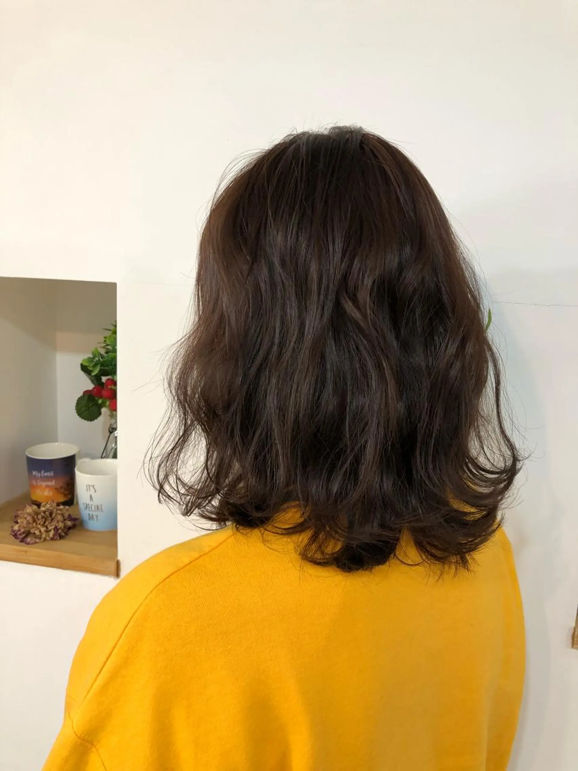 ミディアム 髪質改善ayame 横山諒のヘアスタイル