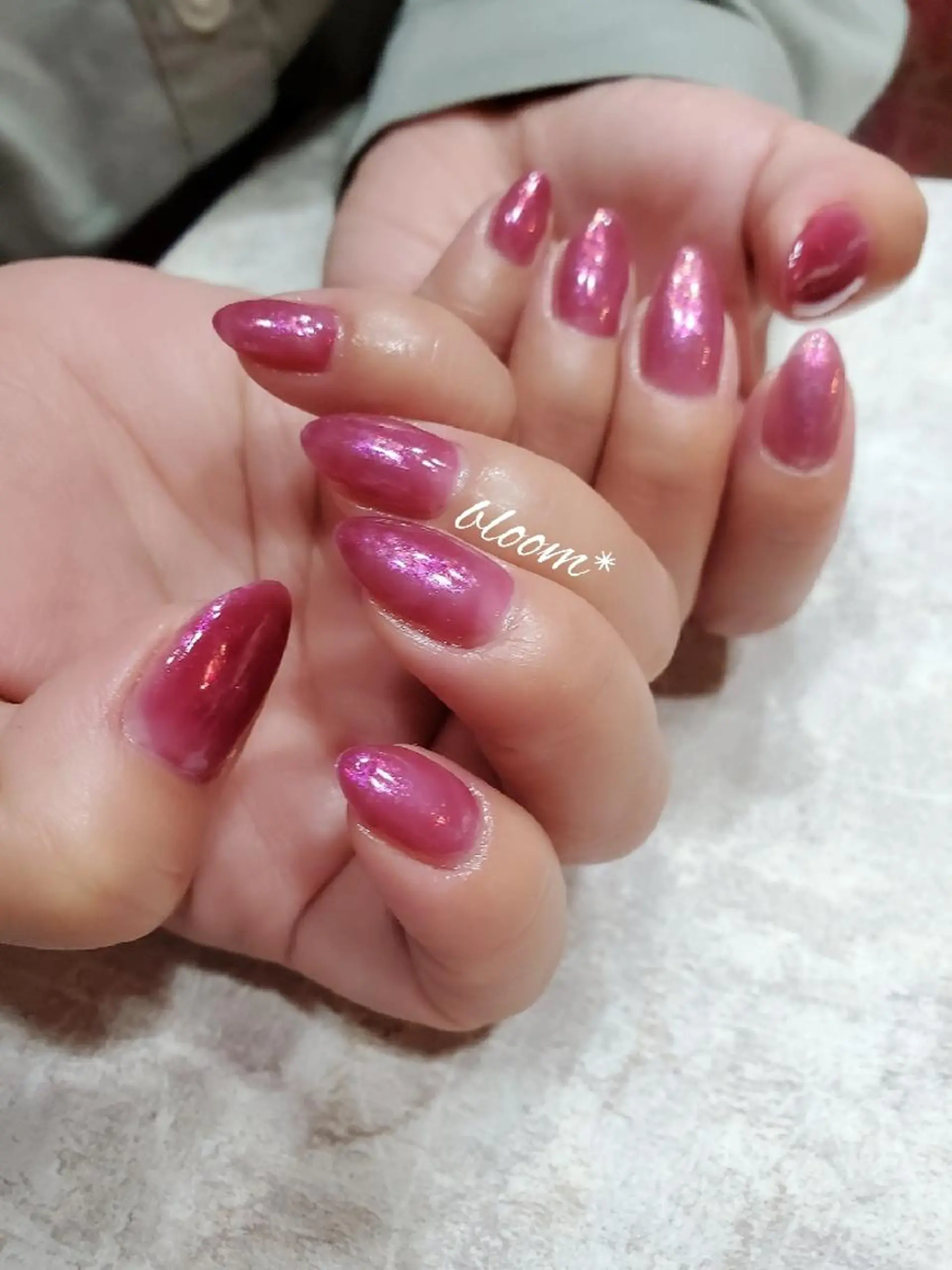 ネイル ワンカラーネイル bloom *のネイルデザイン