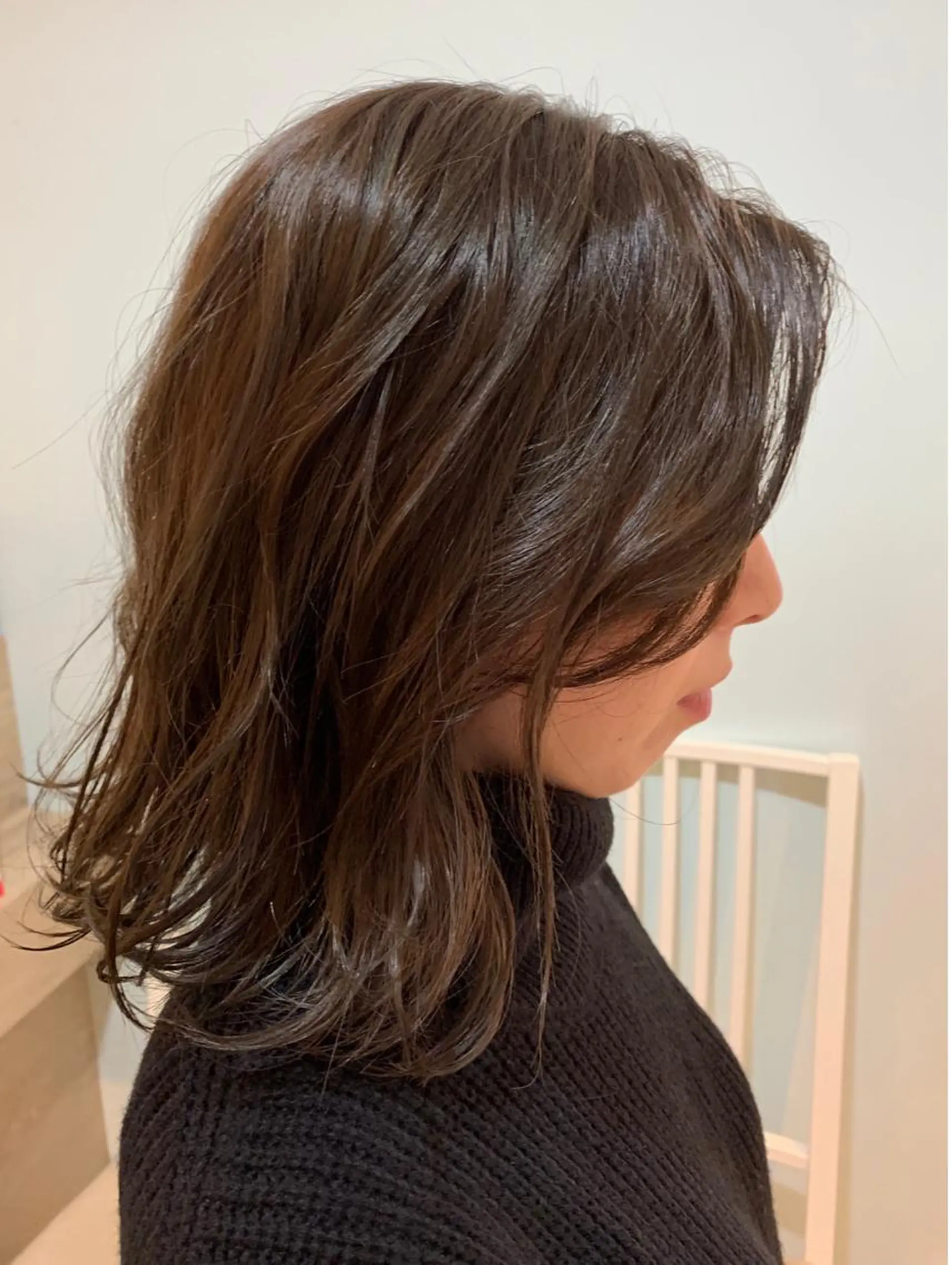 ミディアム カラー パーマ 🇺🇸✂️🍟 こんあゆみのヘアスタイル