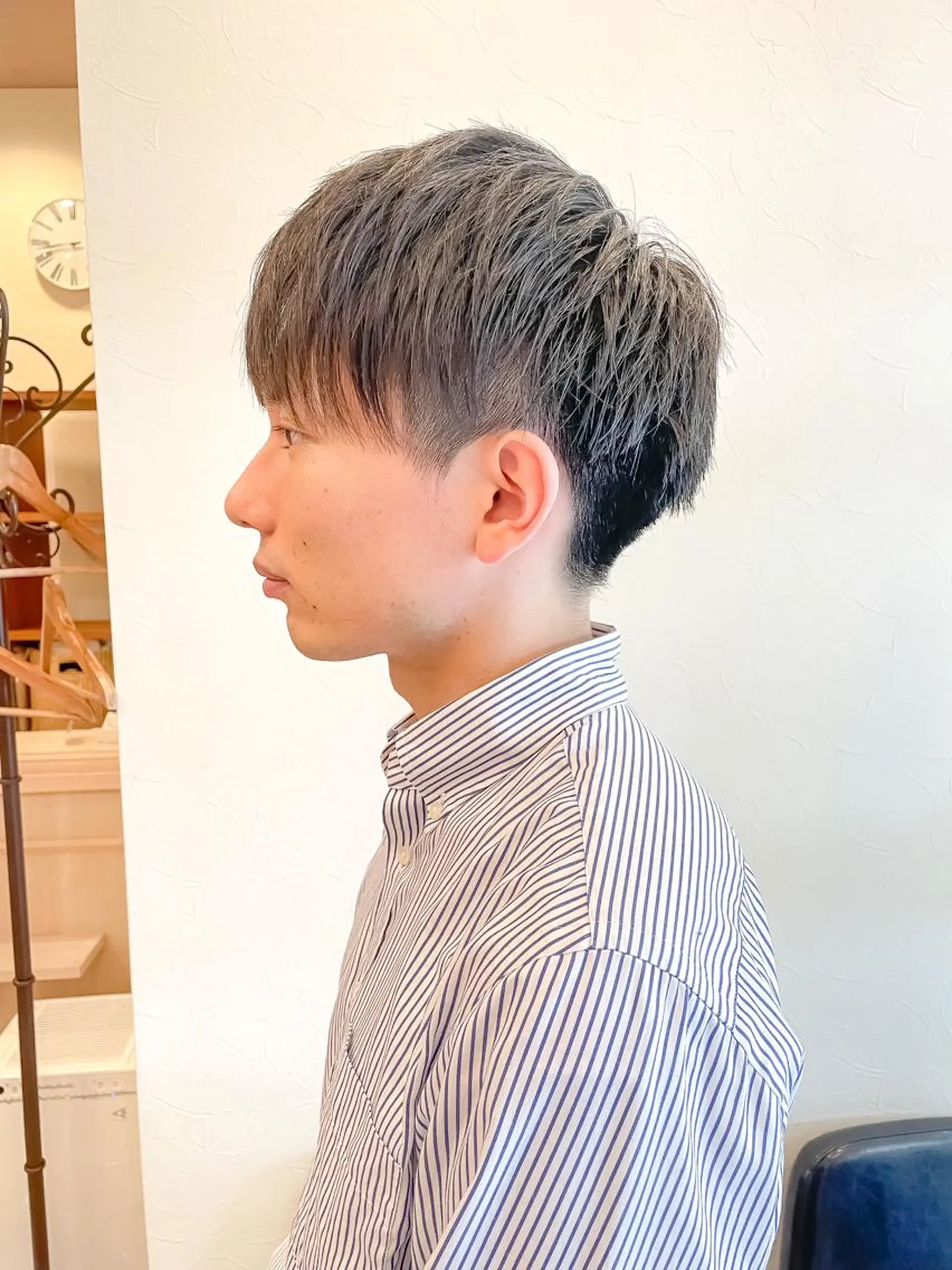 ショート メンズ マッシュ ツーブロック SHANTi 飯塚 ヘアセット/髪質改善のヘアスタイル