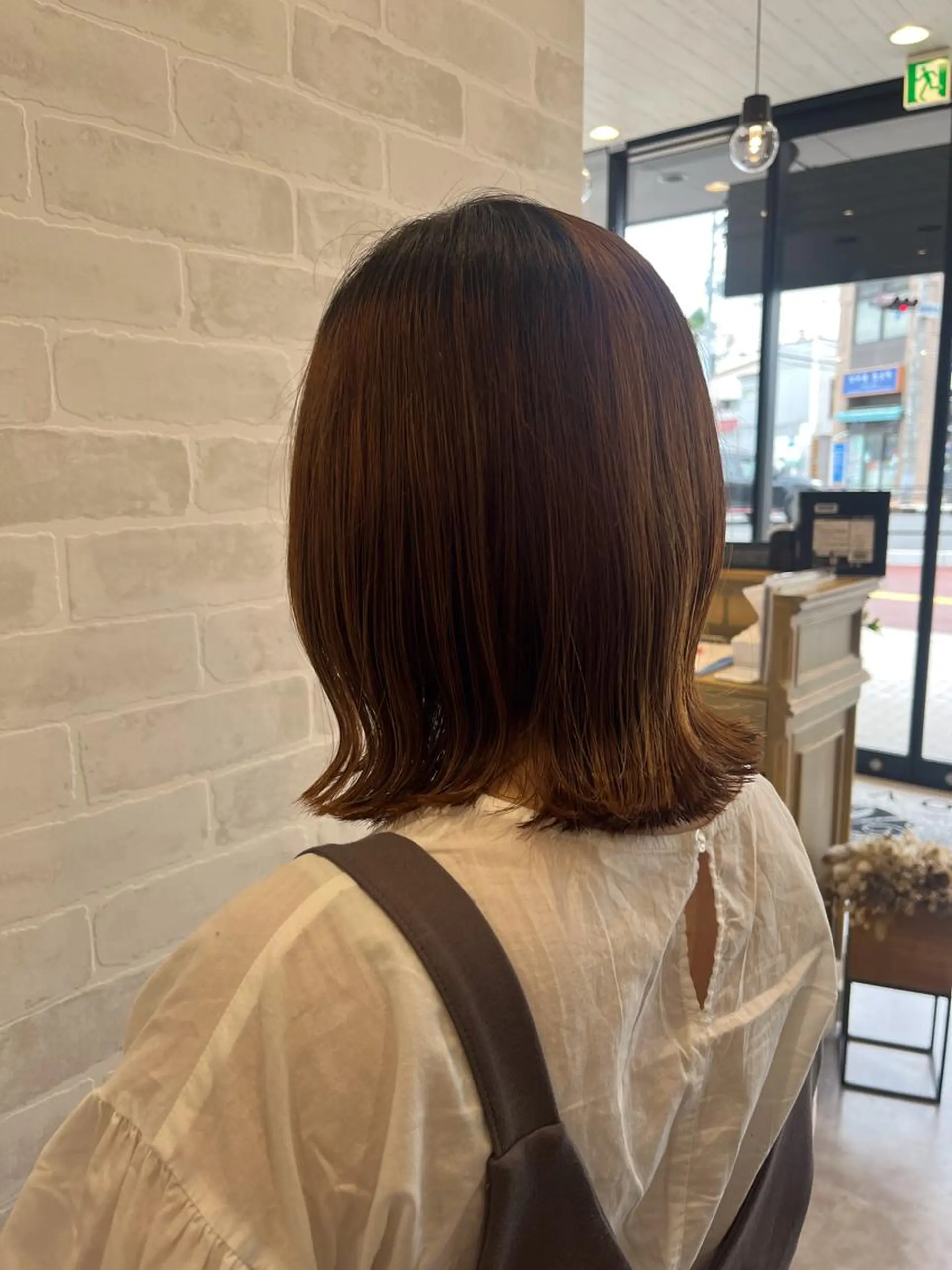 ミディアム ボブ 齋藤 智佳のヘアスタイル