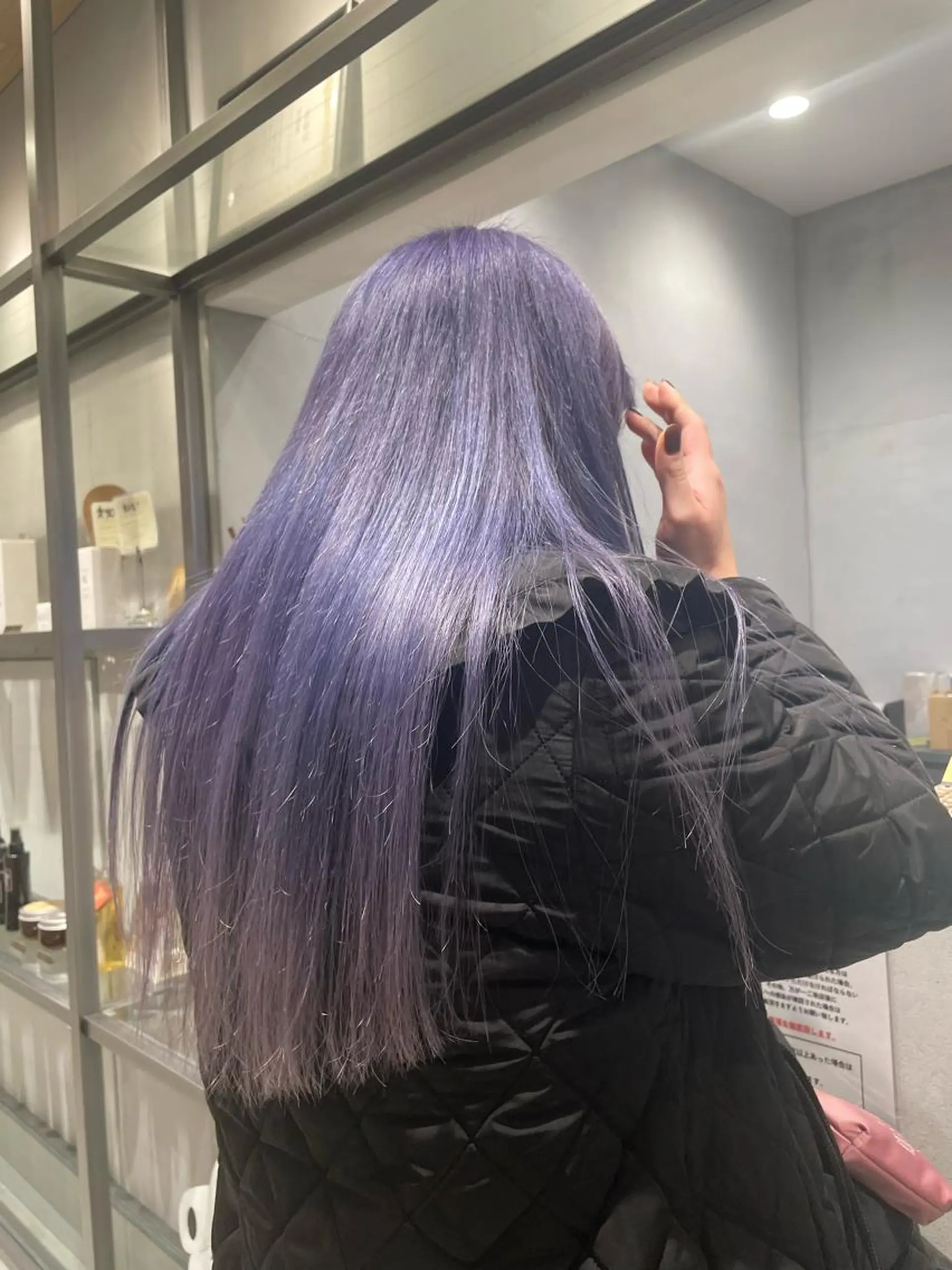 ロング カラー 艶ハイトーン👑♡ NATSUKIのヘアスタイル