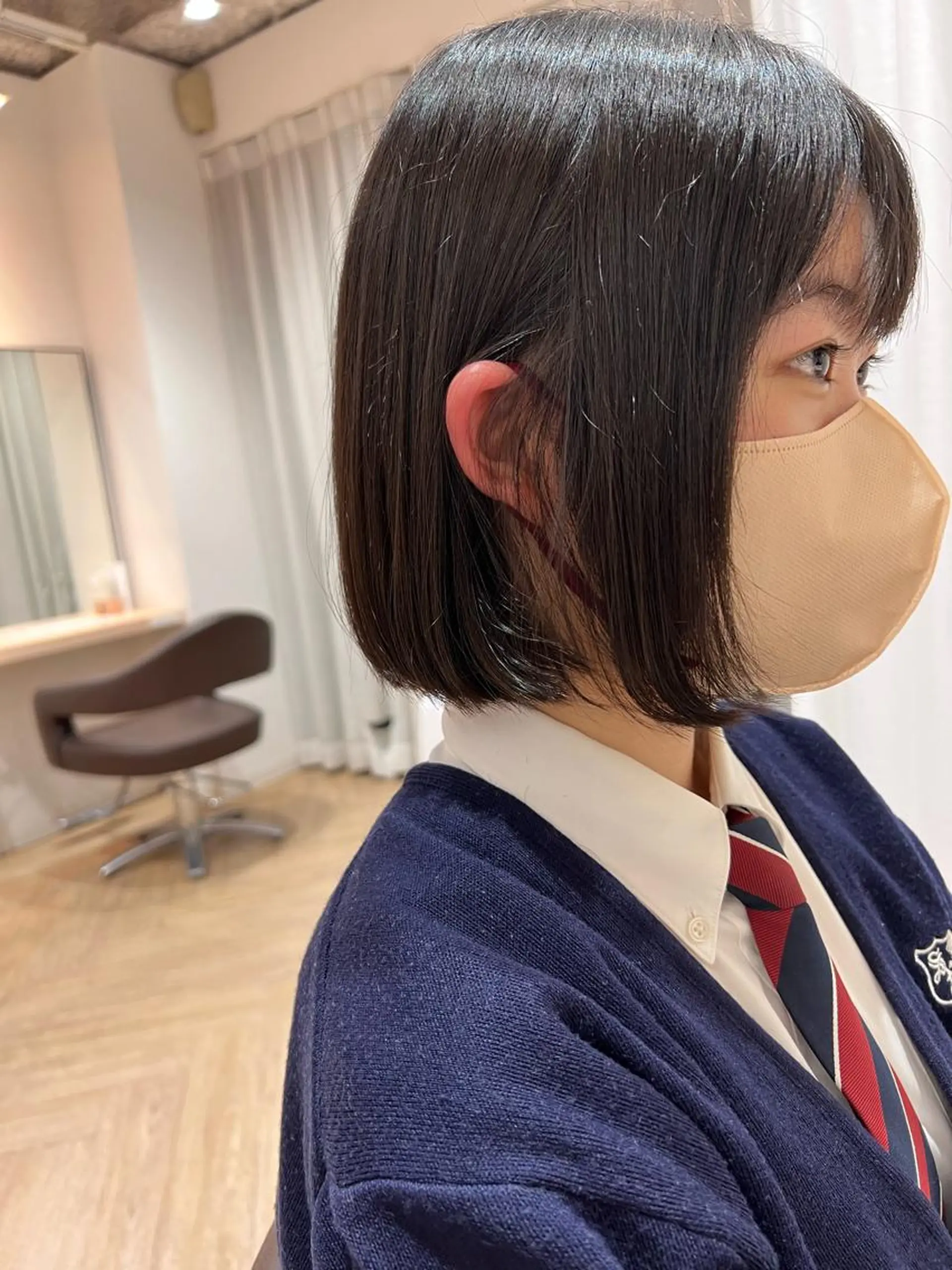 ミディアム カラー ボブ AVANCE.西宮北口所属・白髪ぼかし/髪質改善 梅原響輝のヘアスタイル