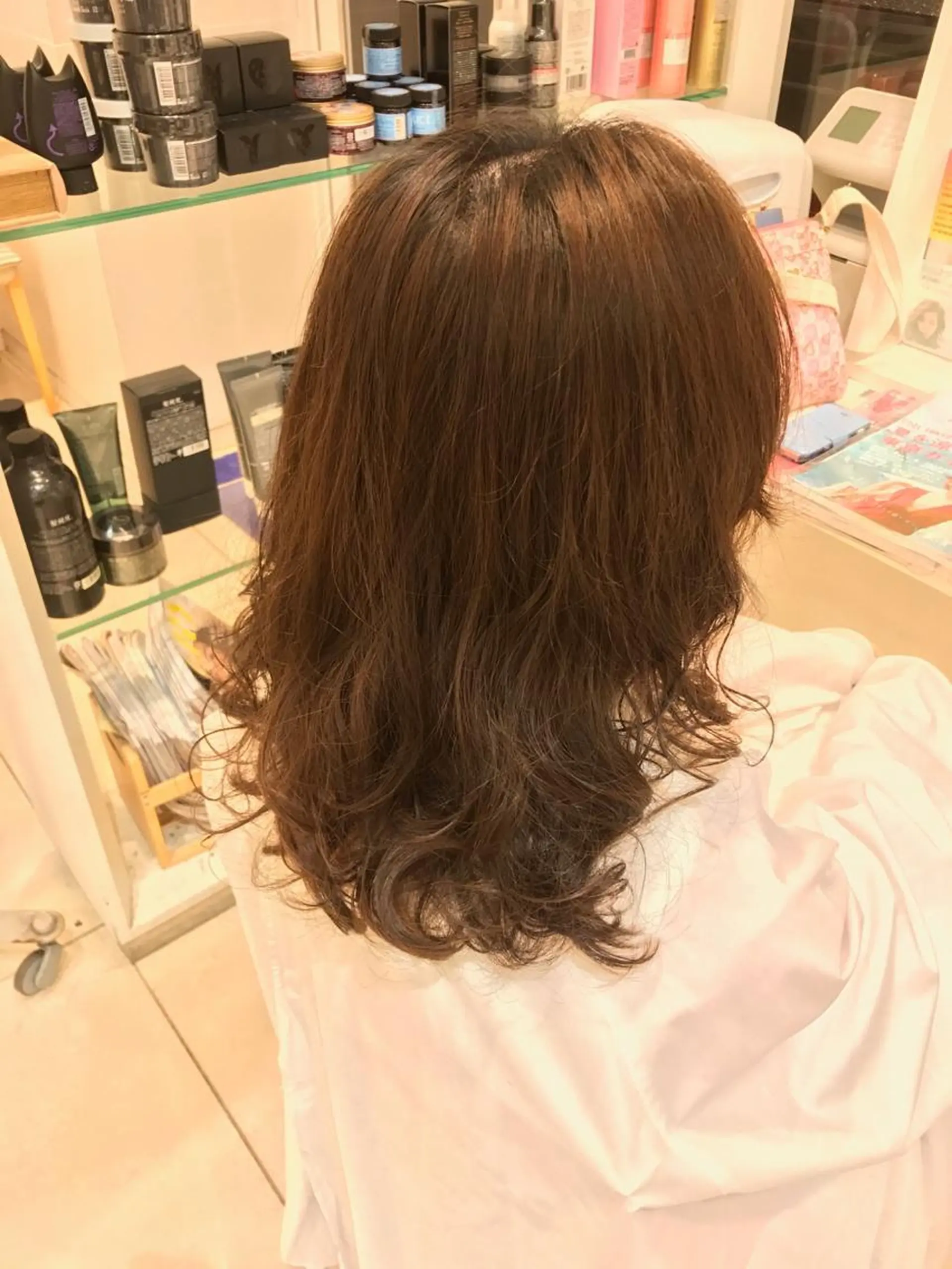 ミディアム パーマ はだゆうき @hadadan08のヘアスタイル